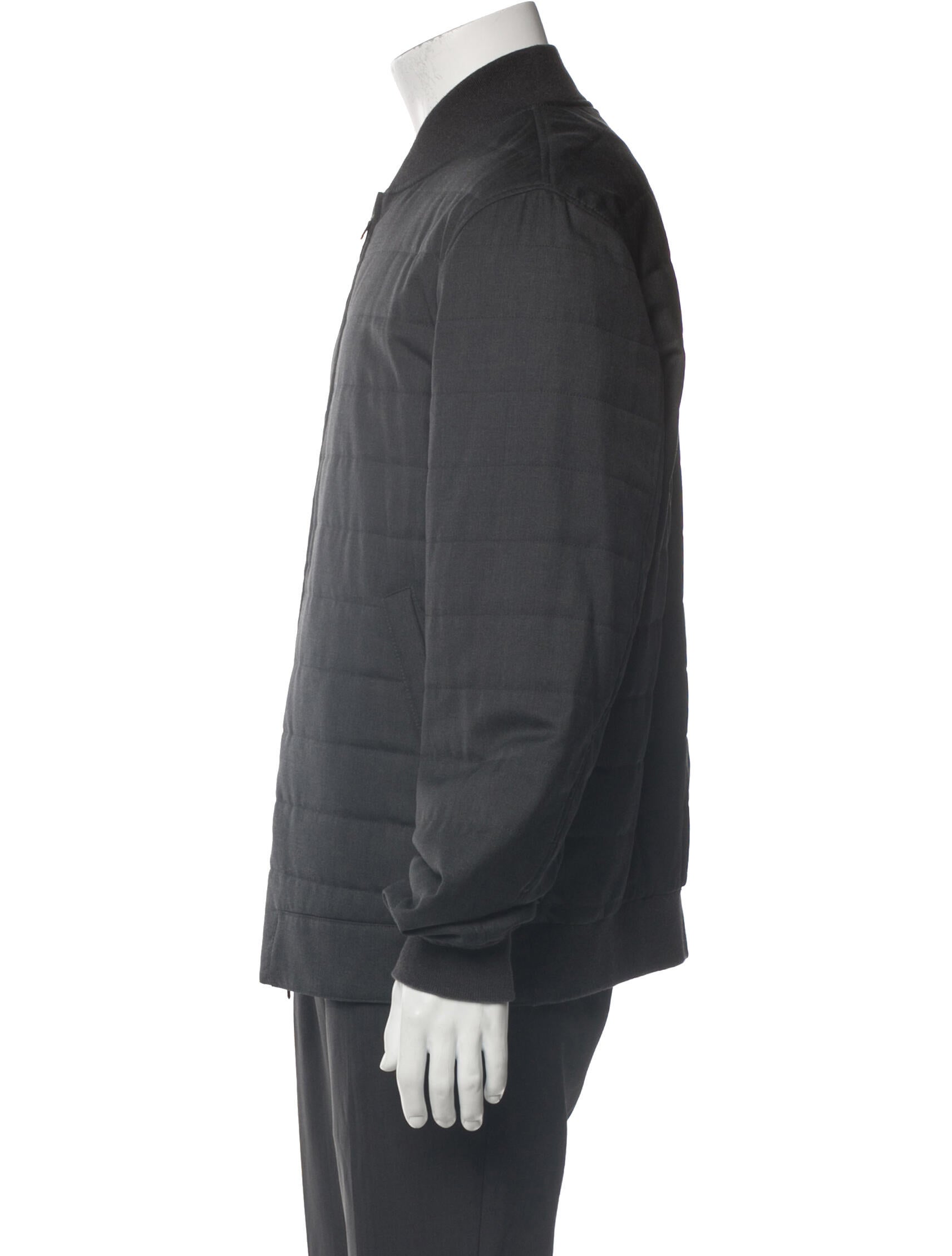 Brunello Cucinelli Wool Bomber Jacket