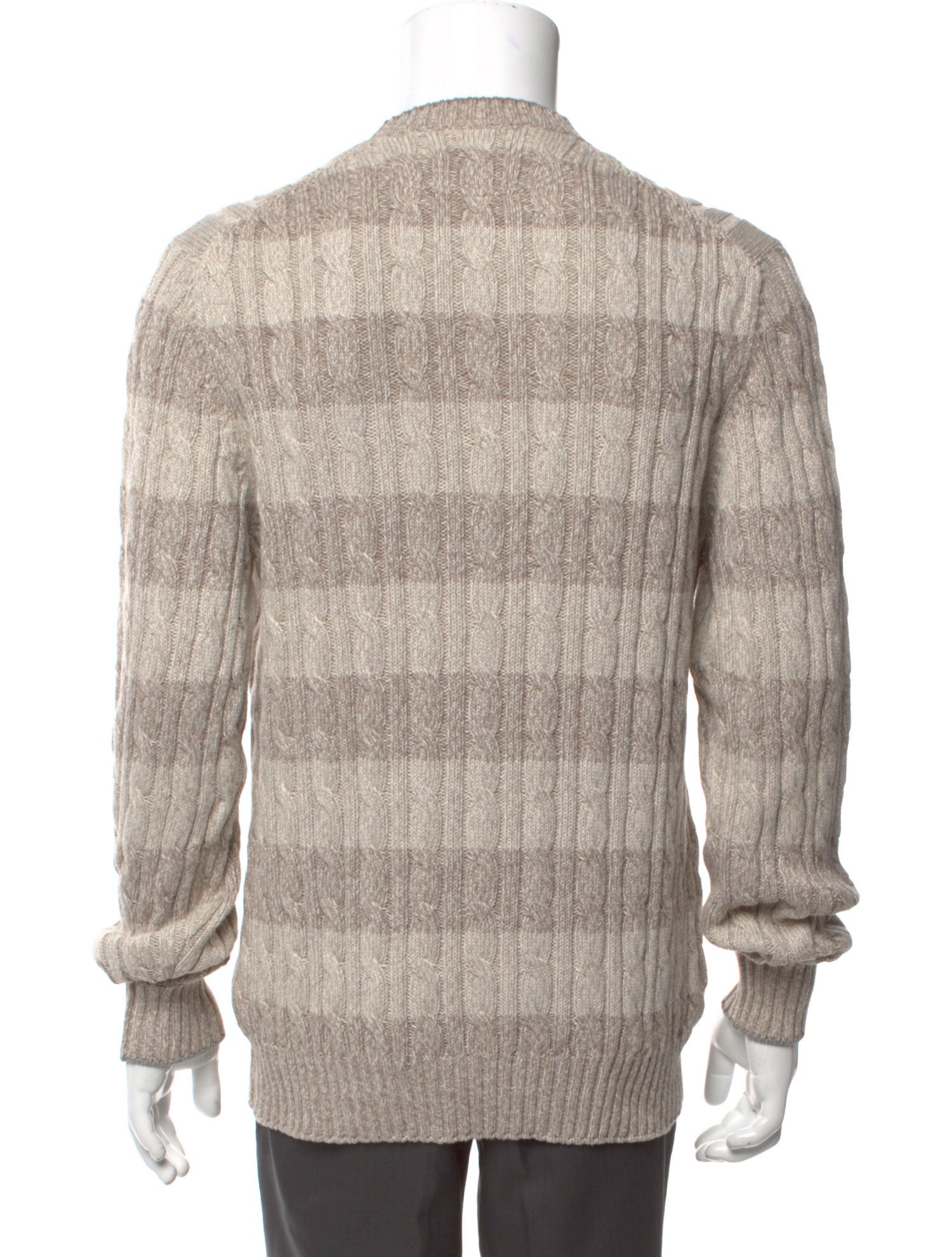 Striped Crew Neck Pullover