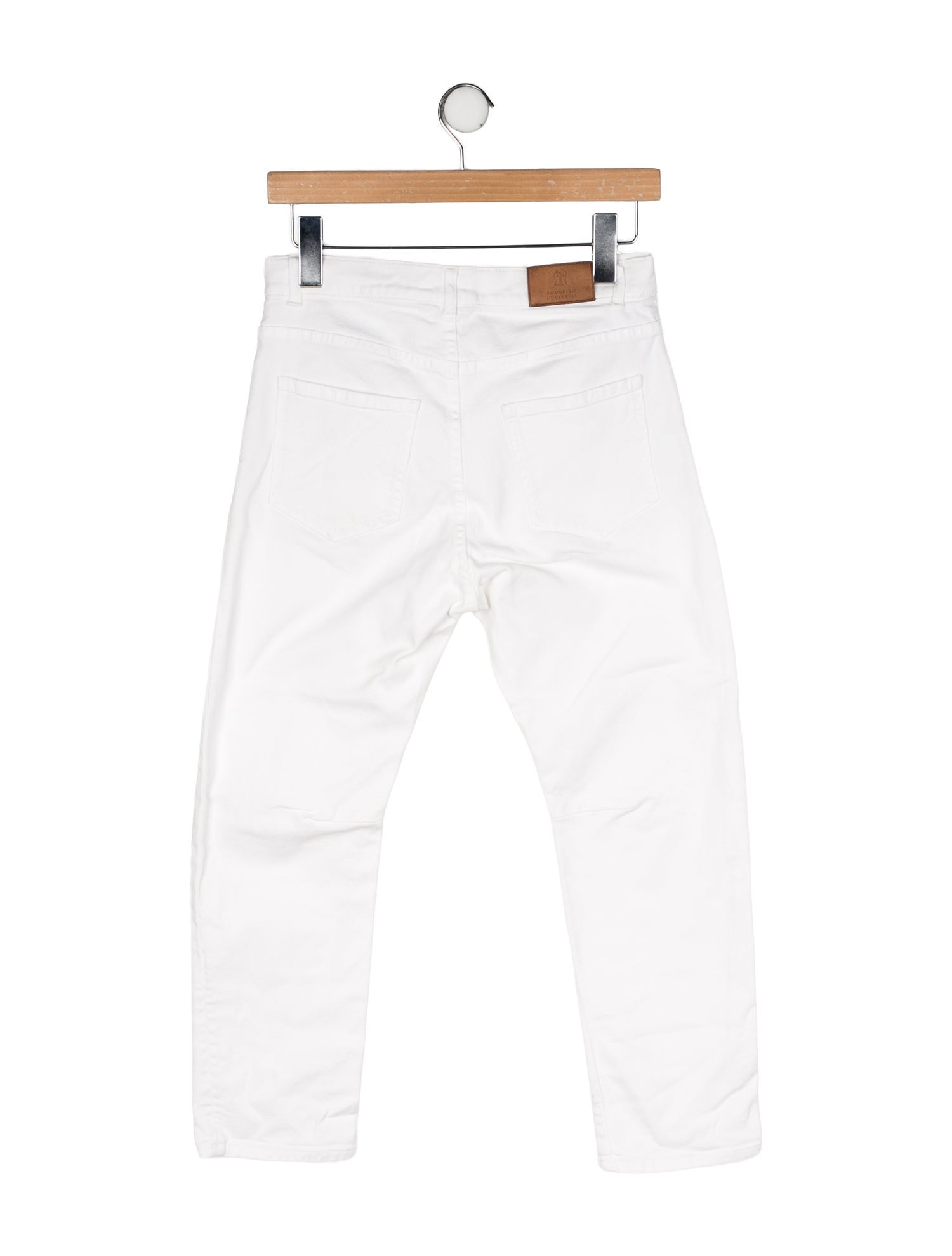 Brunello Cucinelli Solid Denim Jeans