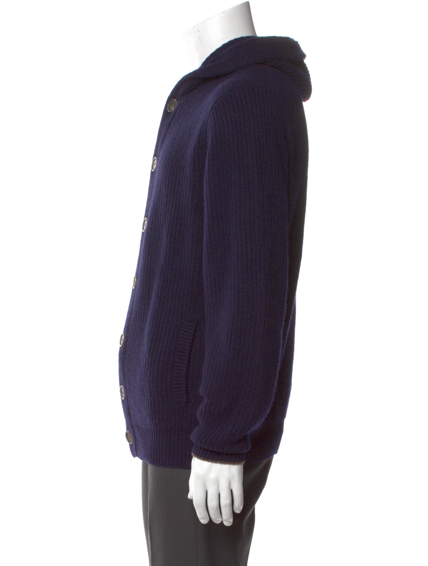 Brunello Cucinelli Cashmere Mock Neck Cardigan