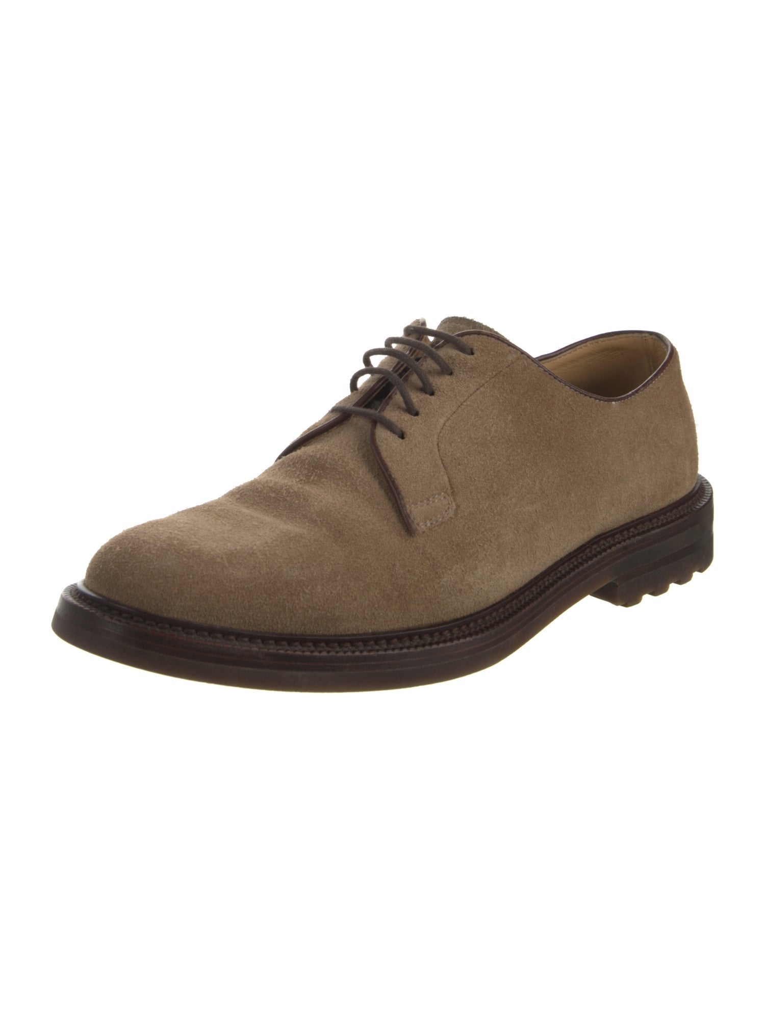 Brunello Cucinelli Suede Derby Shoes