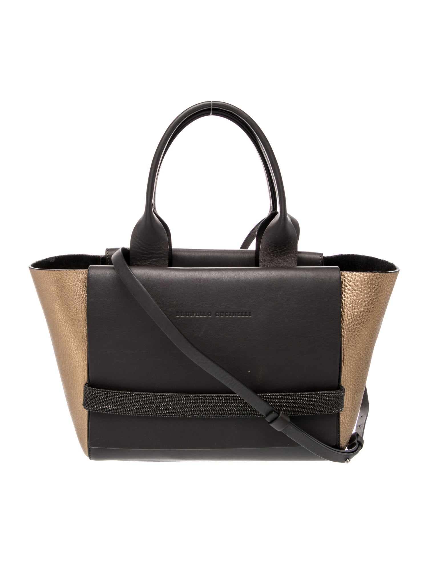 Brunello Cucinelli Leather Shoulder Bag