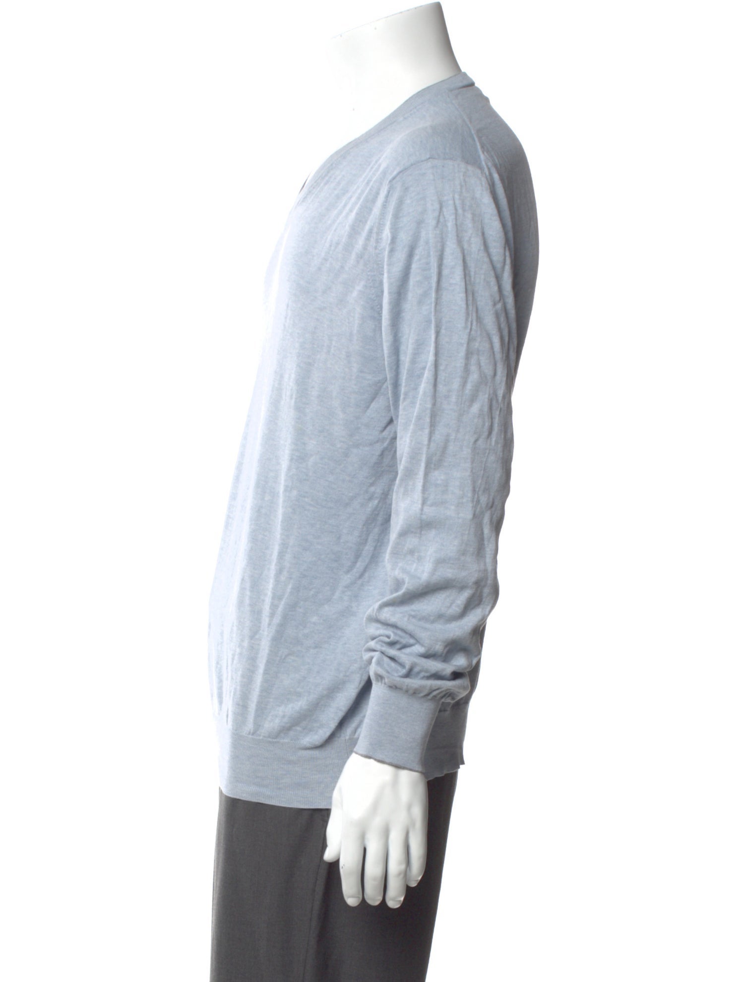 Brunello Cucinelli V-Neck Long Sleeve Pullover