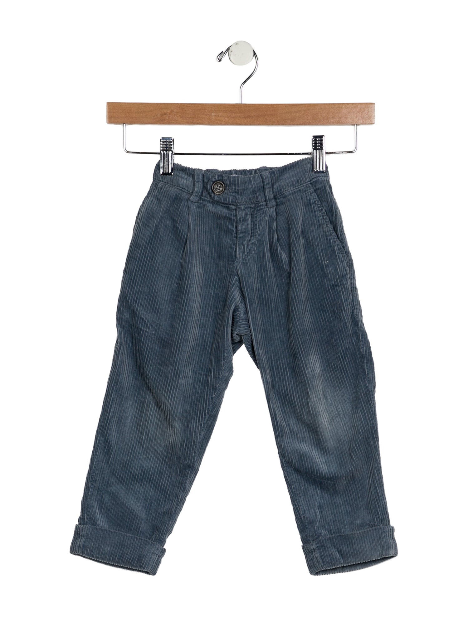 Brunello Cucinelli Toddler Boys Button Closure Corduroy Pants