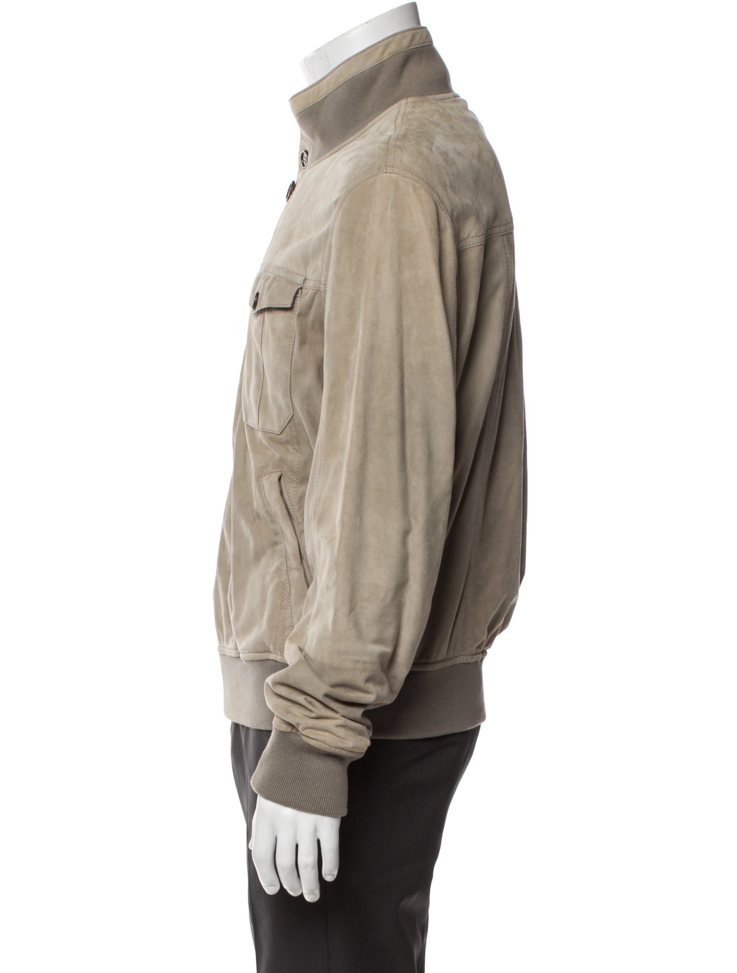 Brunello Cucinelli Leather Utility Jacket