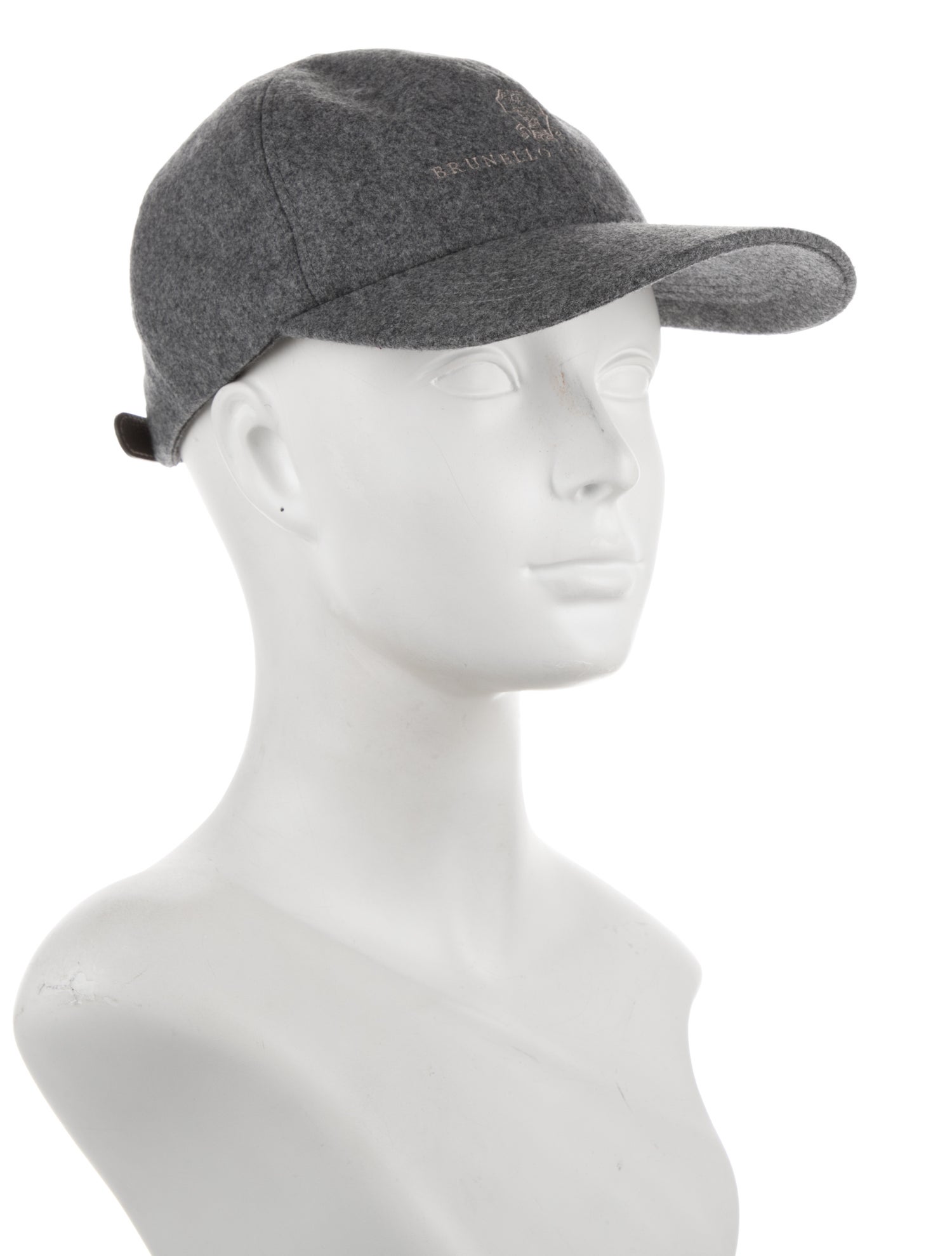 Brunello Cucinelli Wool Embroidered Baseball Cap w/ Tags