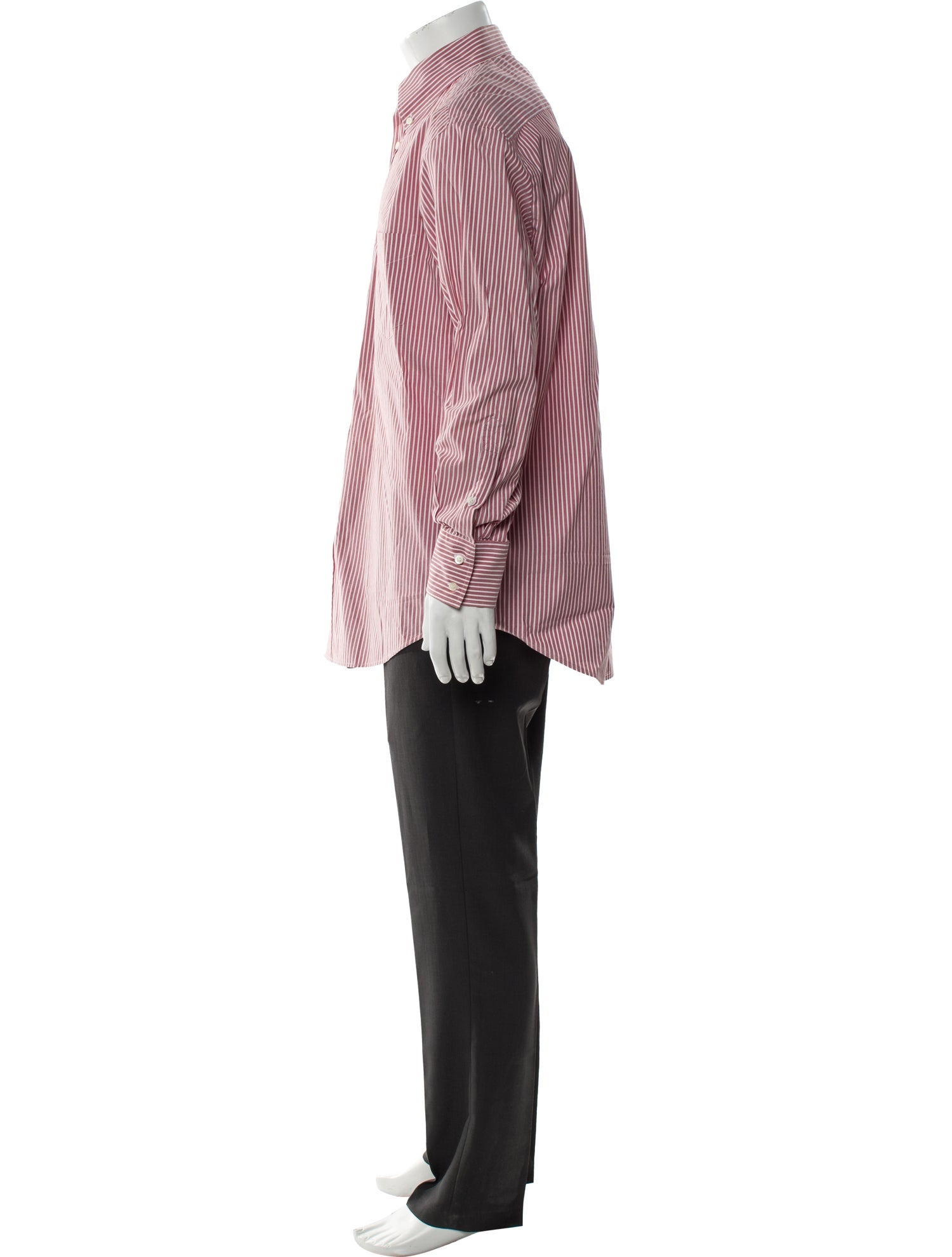 Brunello Cucinelli Striped Long Sleeve Shirt