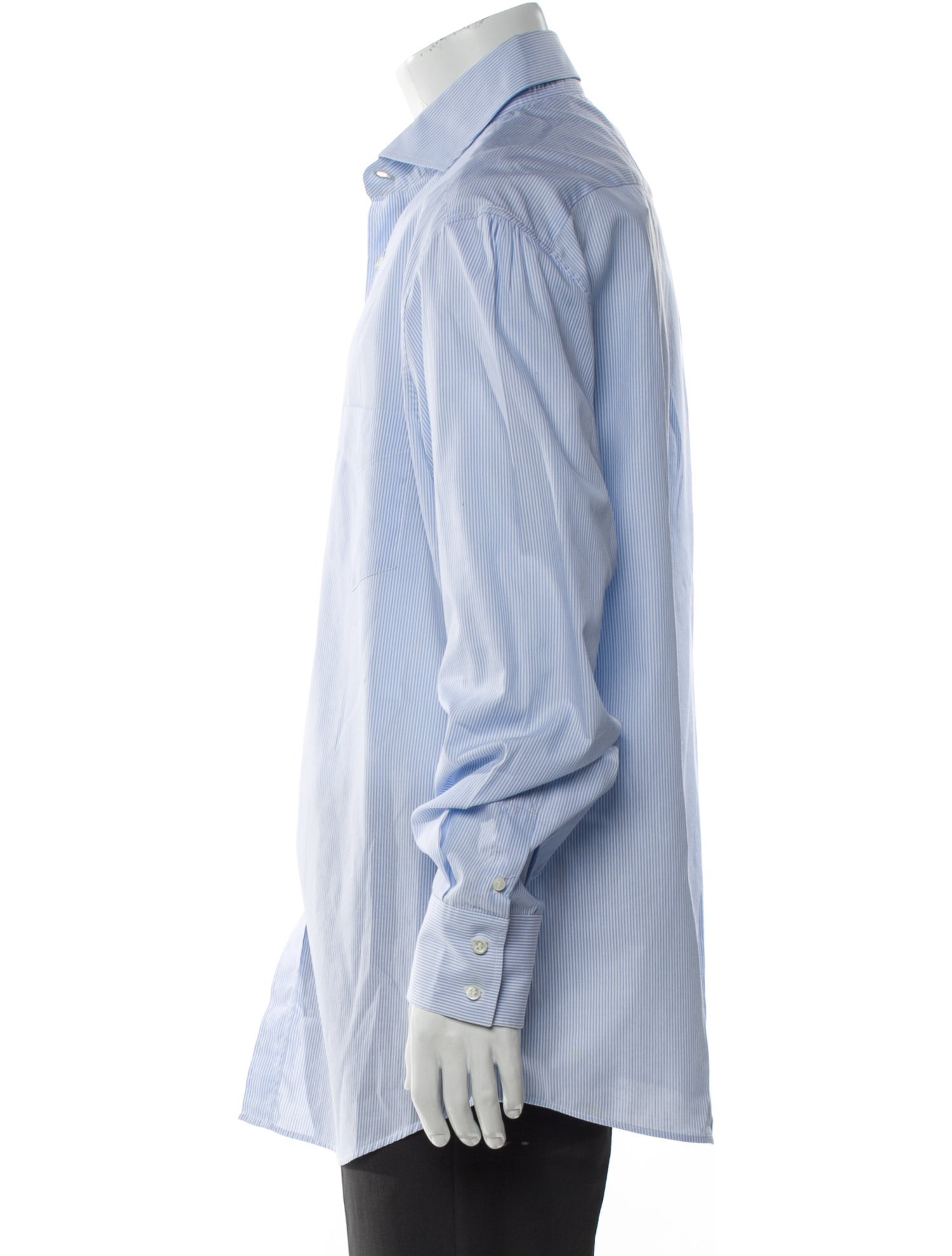 Brunello Cucinelli Striped Long Sleeve Shirt