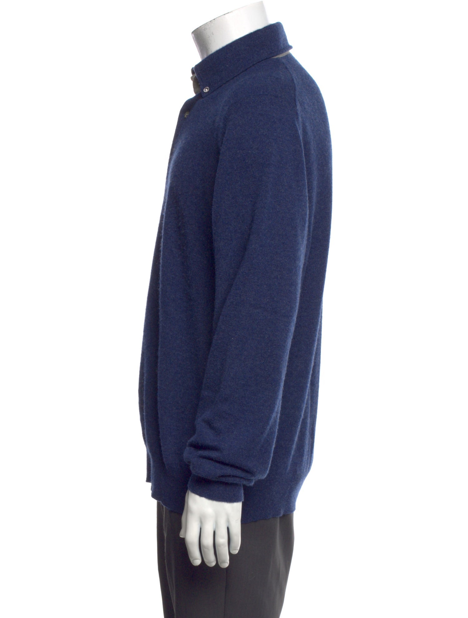 Brunello Cucinelli Cashmere Mock Neck Polo Sweater