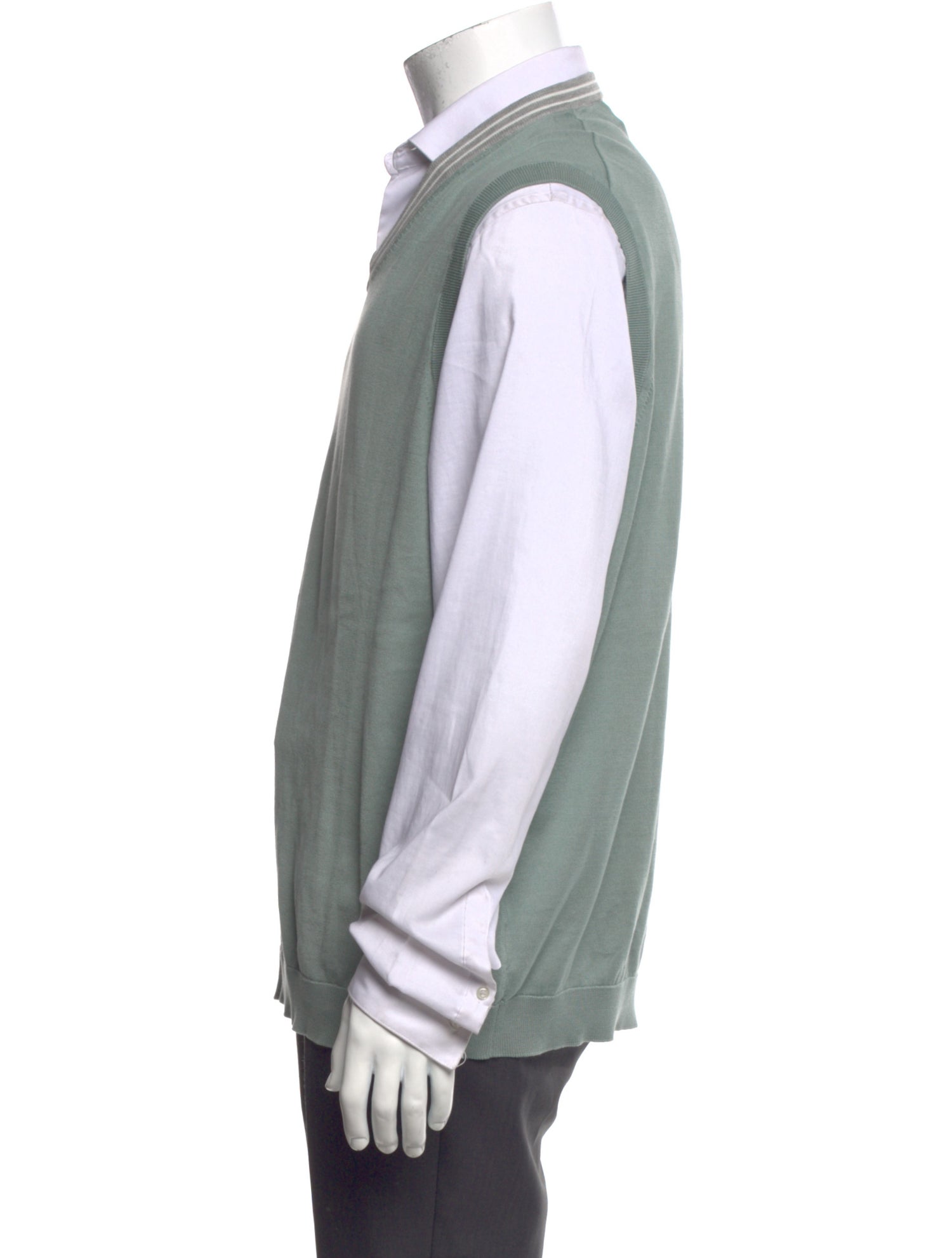 Brunello Cucinelli V-Neck Sleeveless Sweater Vest