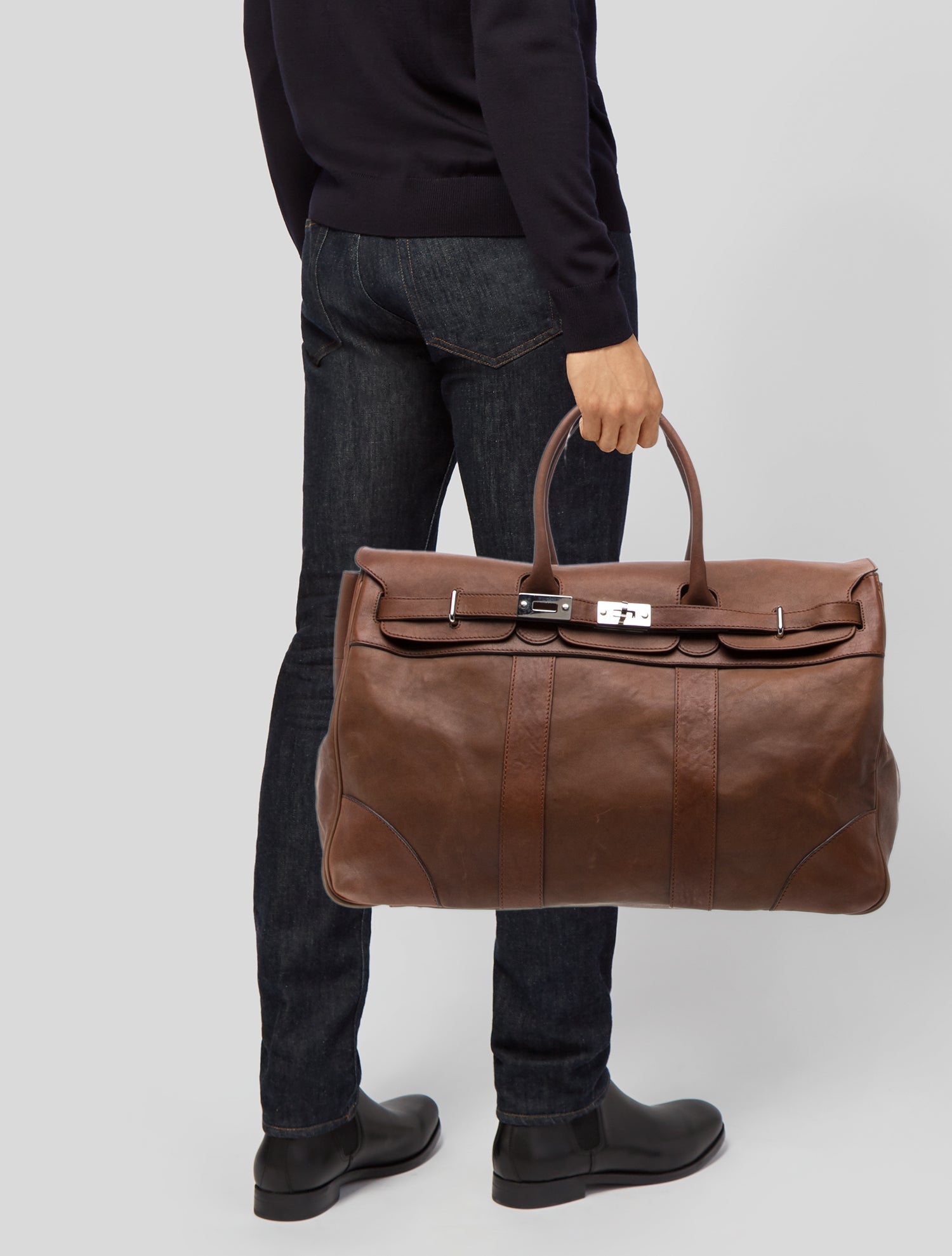 Brunello Cucinelli Leather Carry On