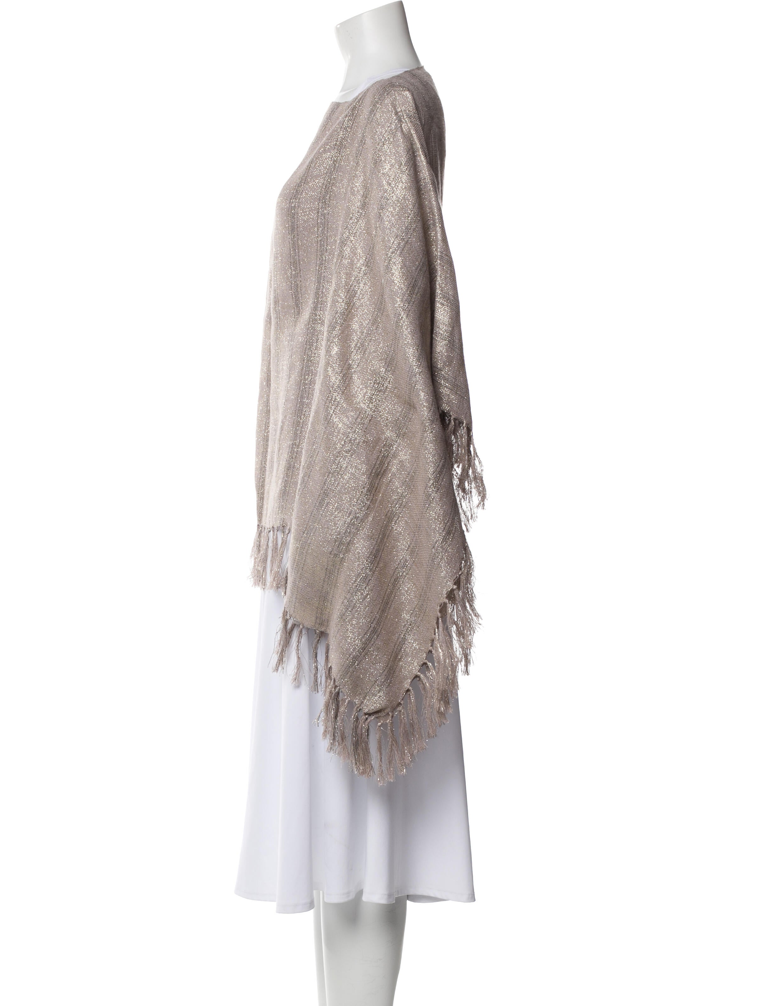 Brunello Cucinelli Linen Bateau Neckline Sweater