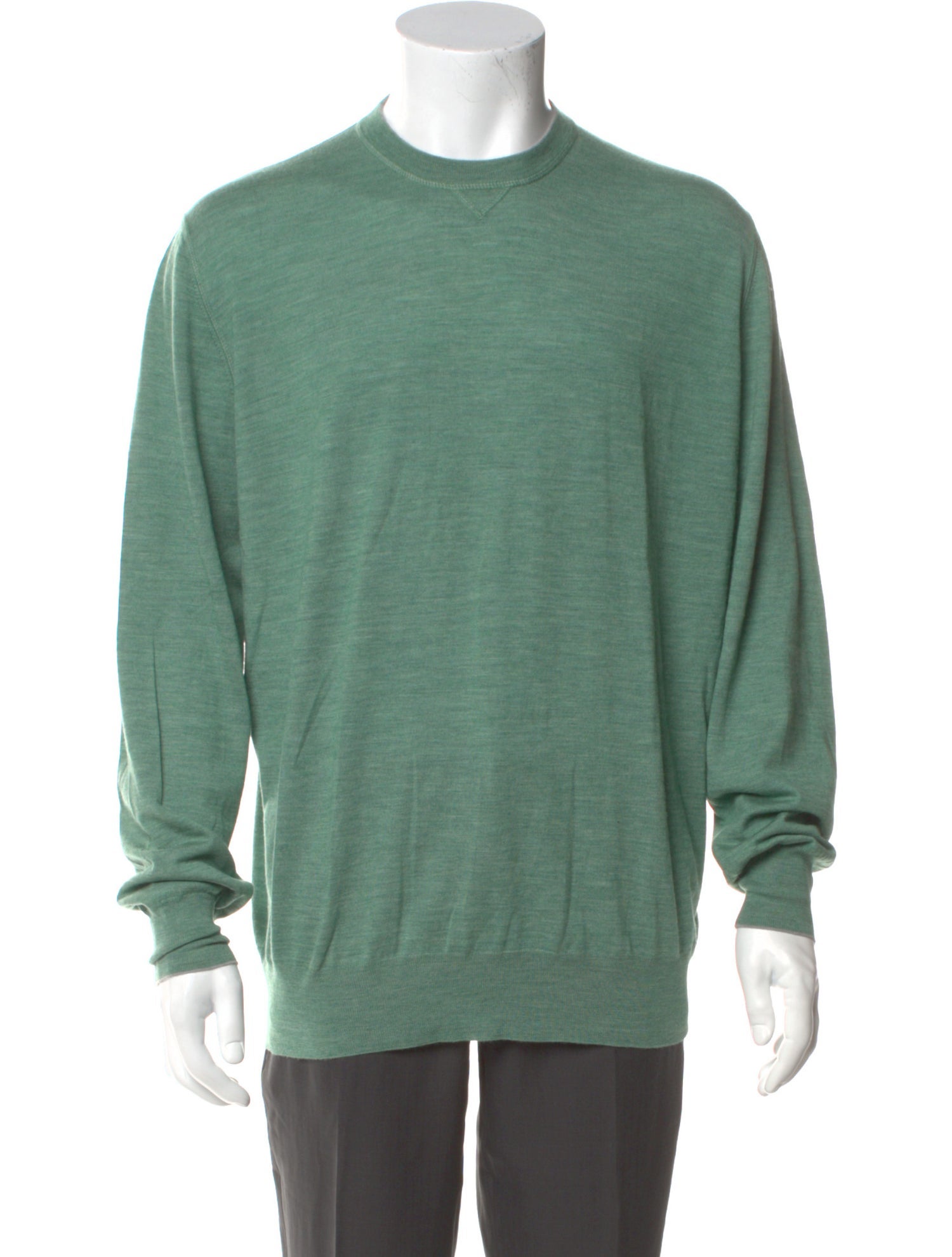 Brunello Cucinelli Wool Crew Neck Henley