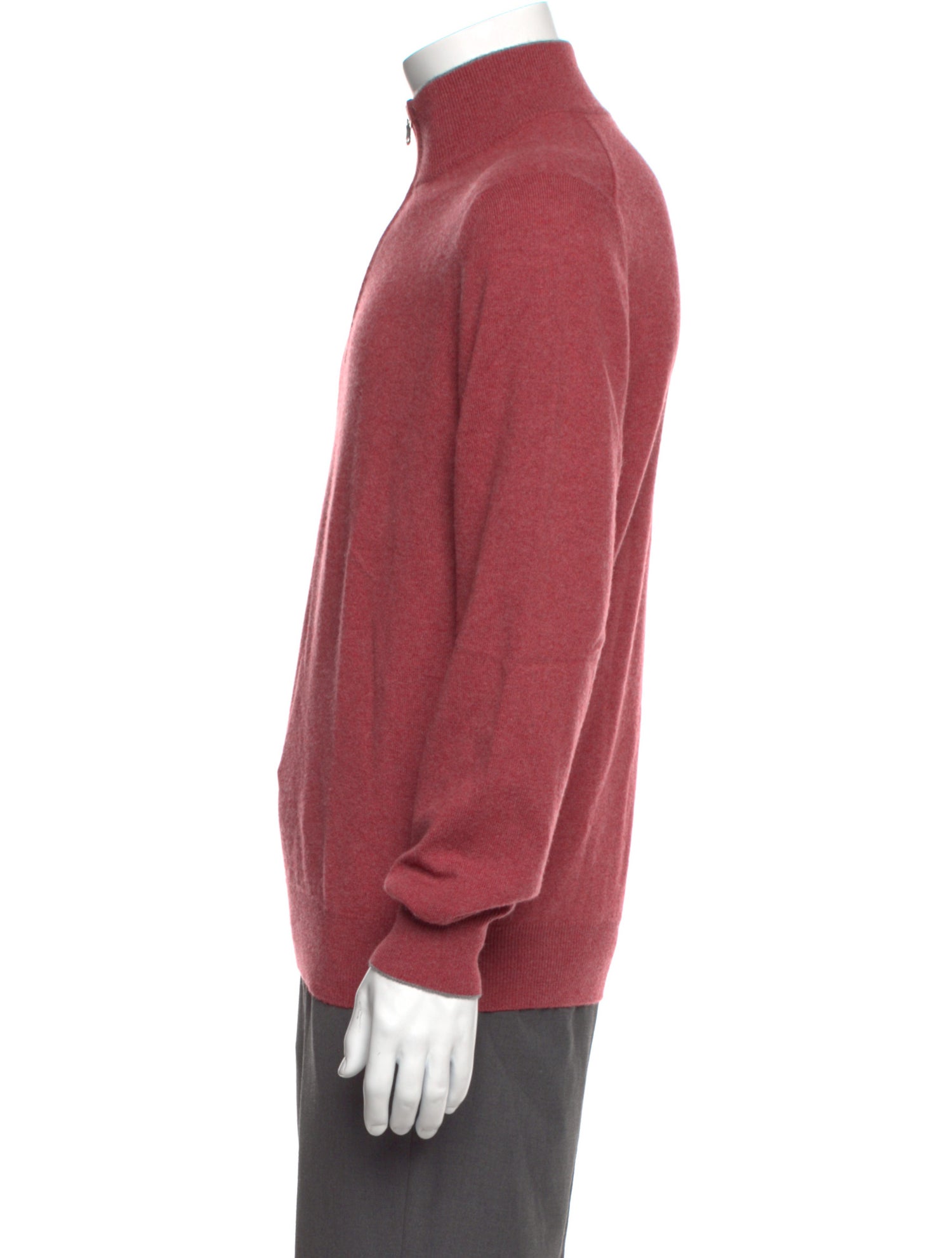 Brunello Cucinelli Cashmere Mock Neck Polo Sweater