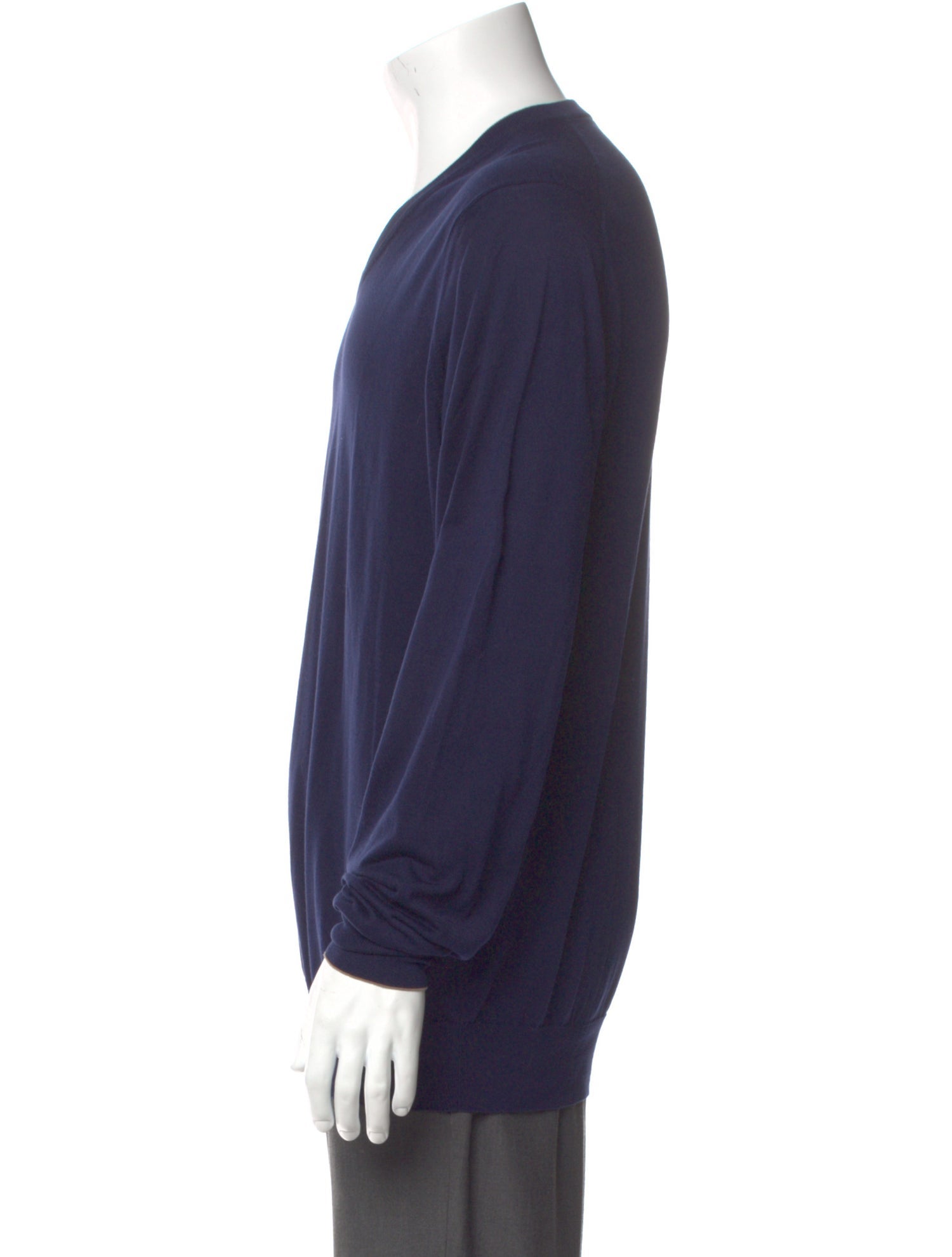 Brunello Cucinelli V-Neck Long Sleeve Pullover