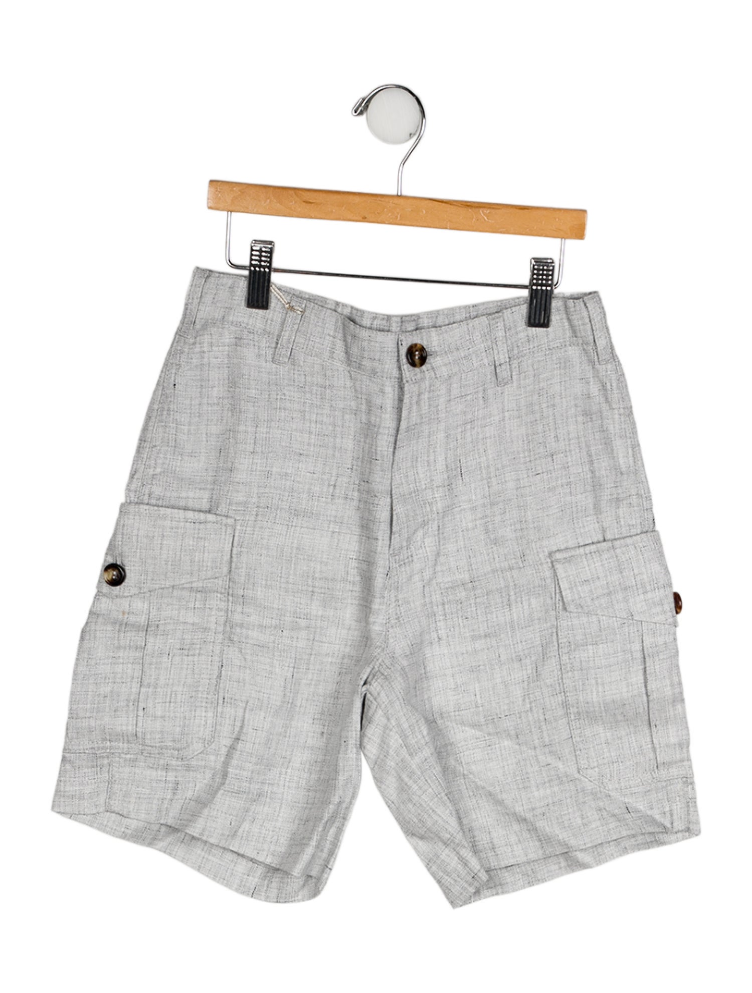 Brunello Cucinelli Linen Cargo Shorts