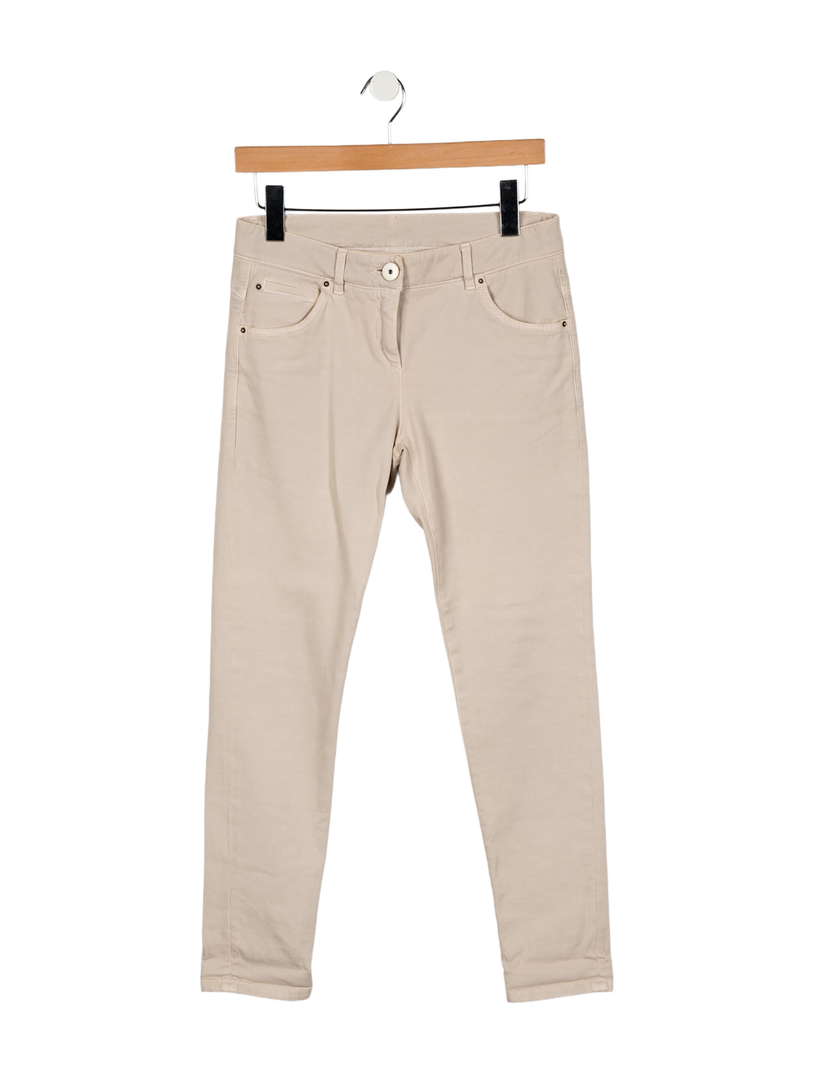 Brunello Cucinelli Mid-Rise Skinny Leg Jeans
