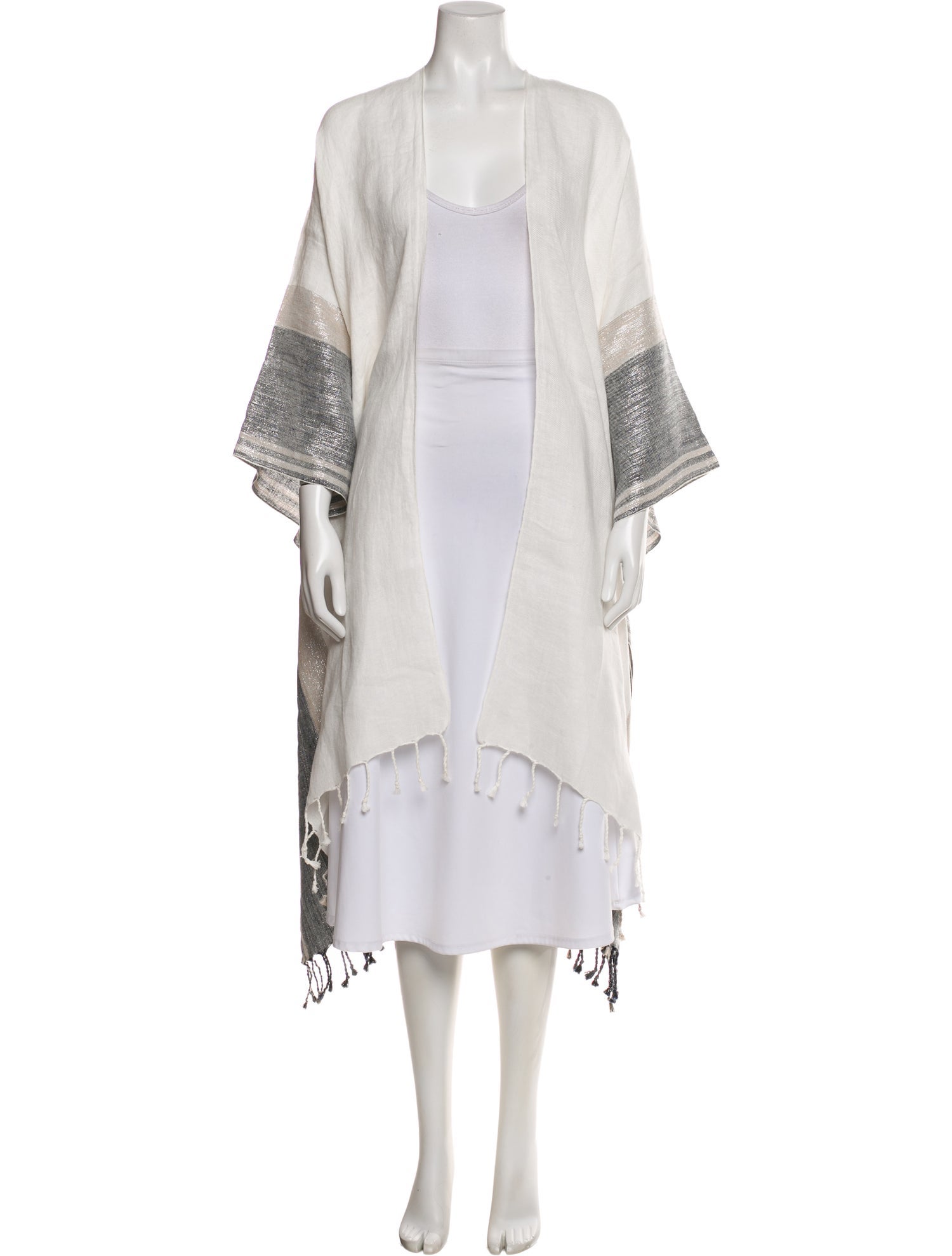 Brunello Cucinelli Linen Striped Sweater