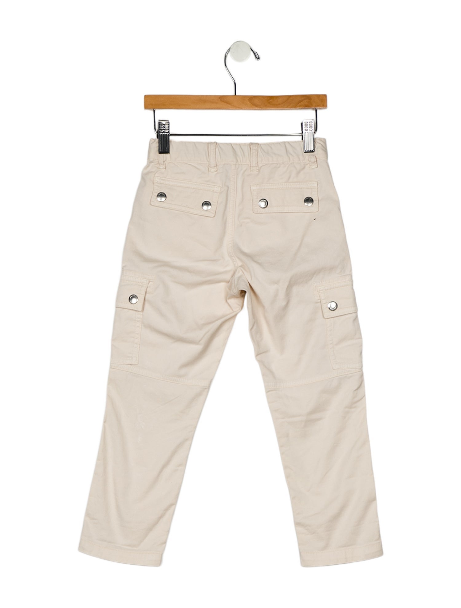 Brunello Cucinelli Boys' Neutral Cargo Pants w/Tags