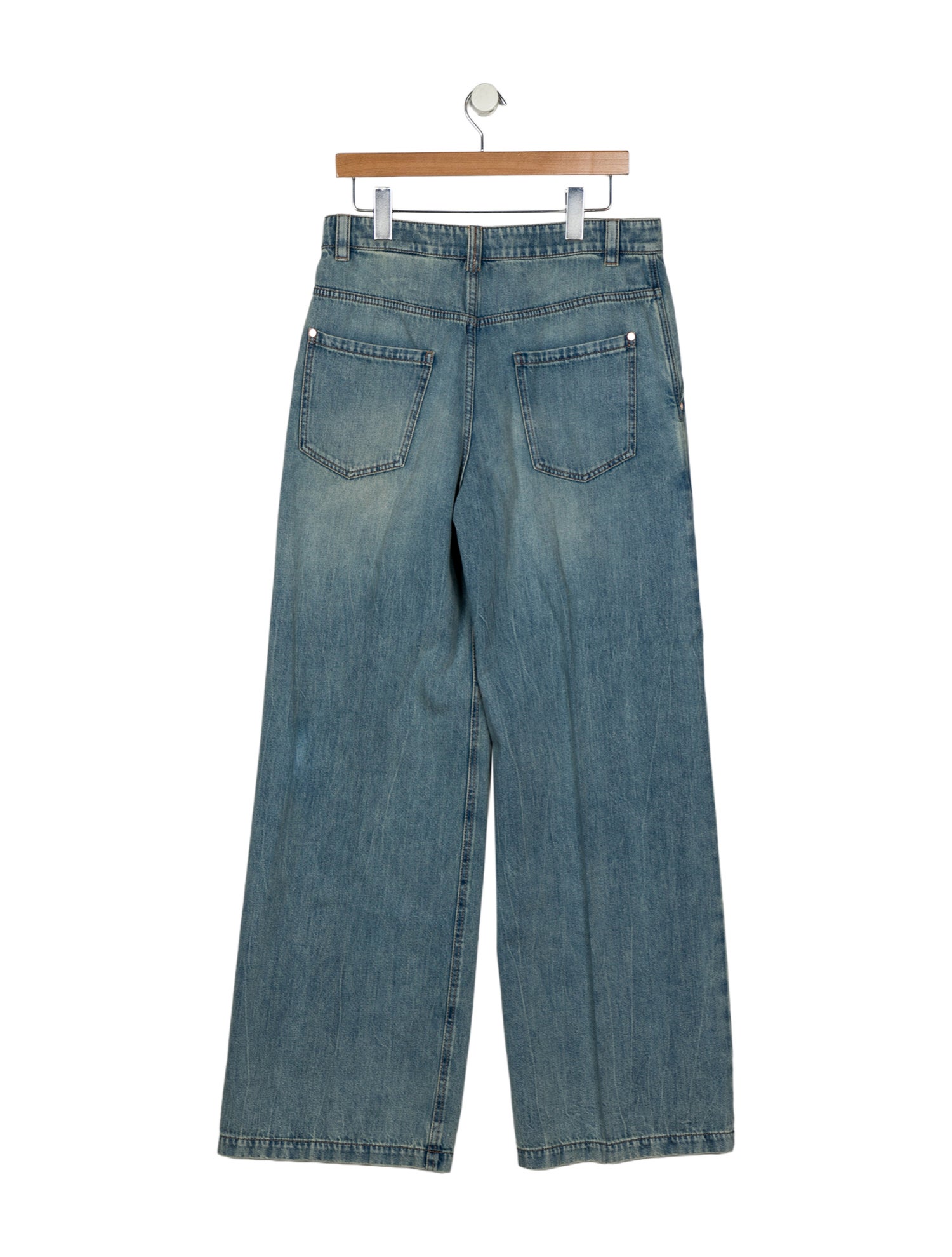 Brunello Cucinelli High-Rise Wide Leg Jeans w/ Tags