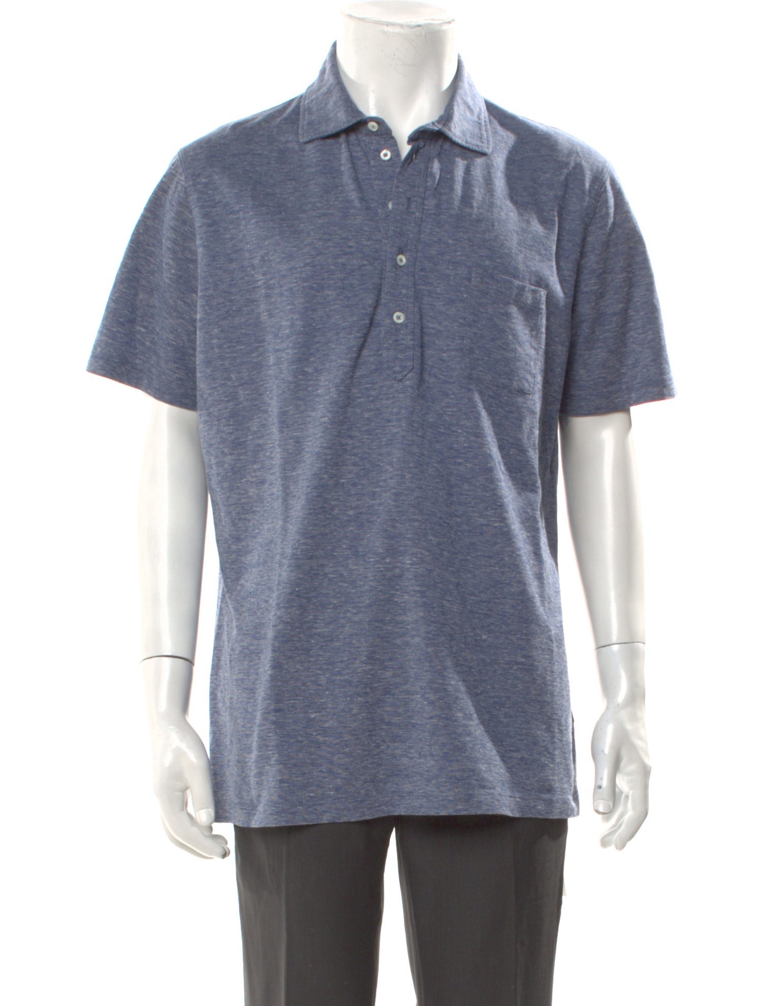 Brunello Cucinelli V-Neck Short Sleeve Polo Shirt