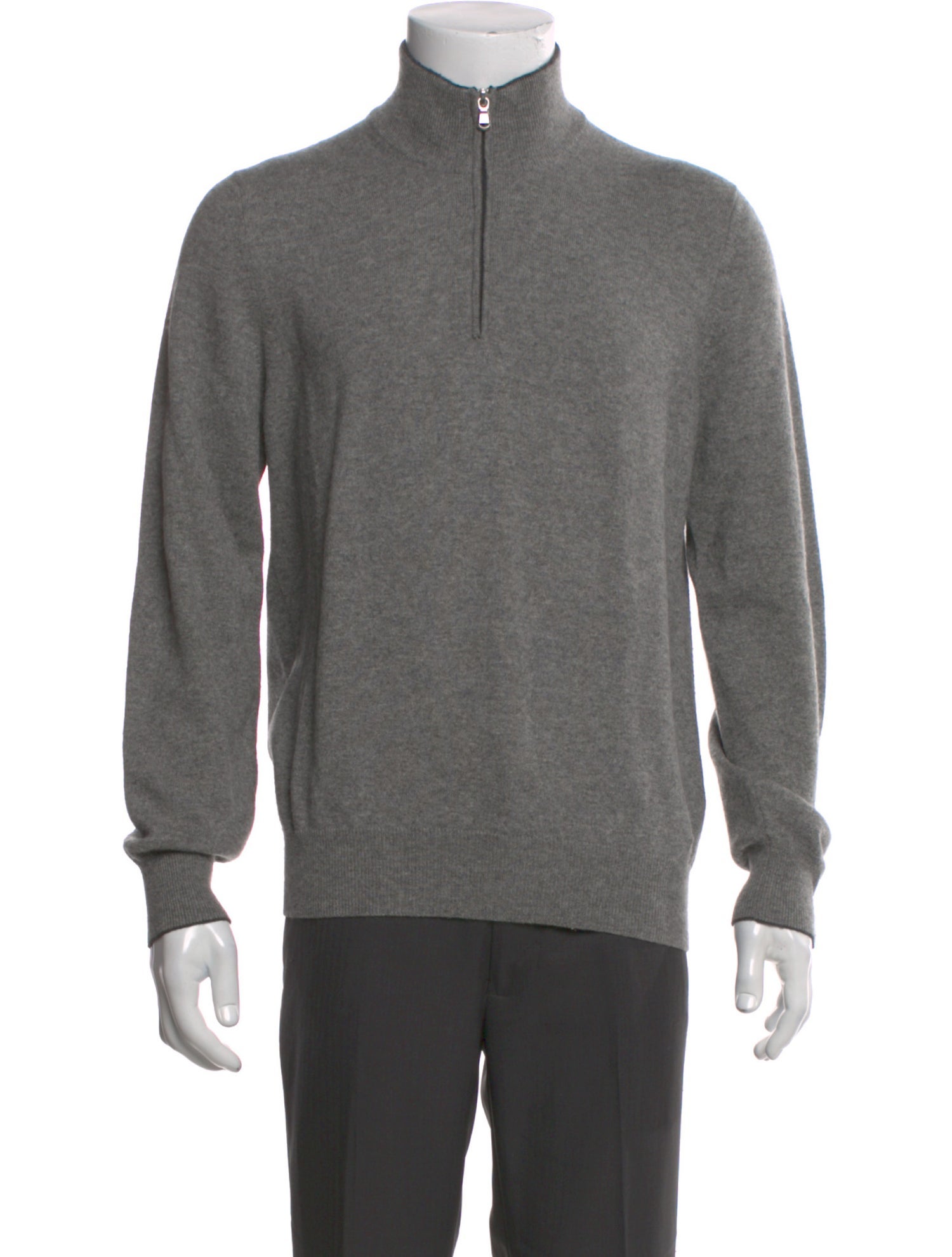Brunello Cucinelli Cashmere Turtleneck Polo Sweater