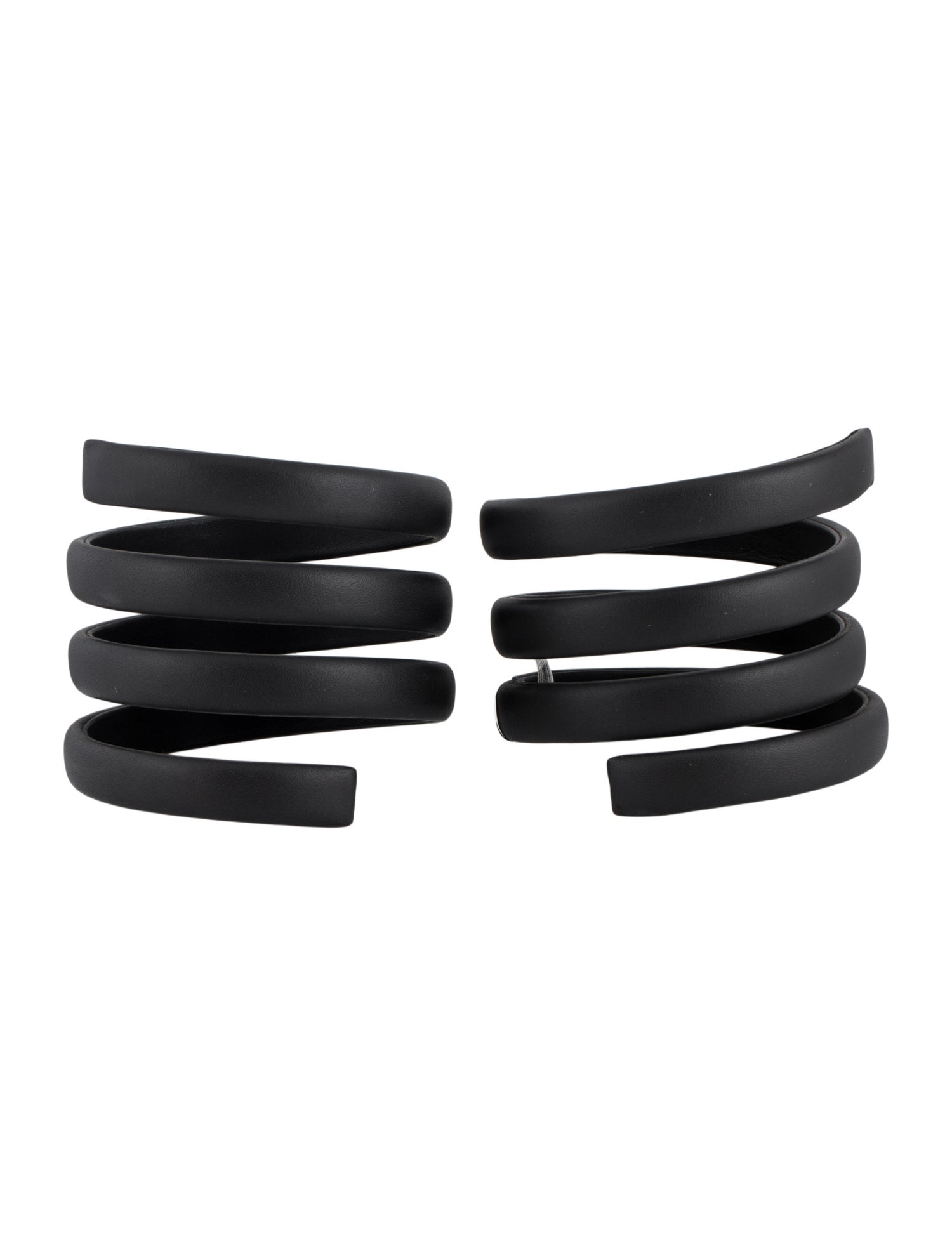 Brunello Cucinelli Leather Coil Bracelet Set
