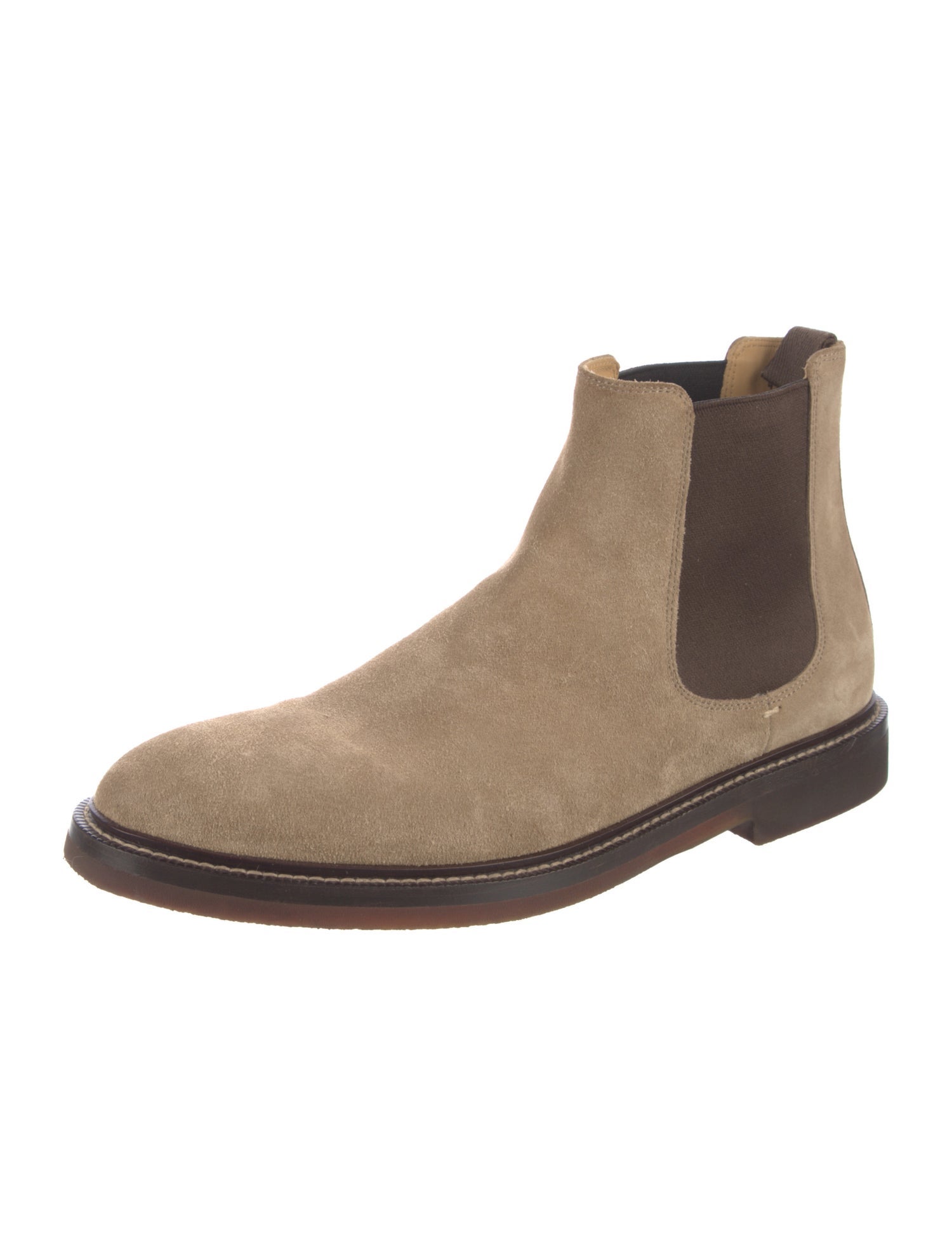 Brunello Cucinelli Suede Chelsea Boots
