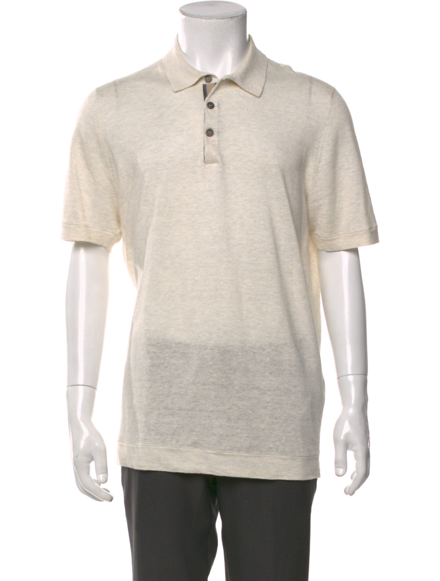 Brunello Cucinelli Linen Short Sleeve Shirt