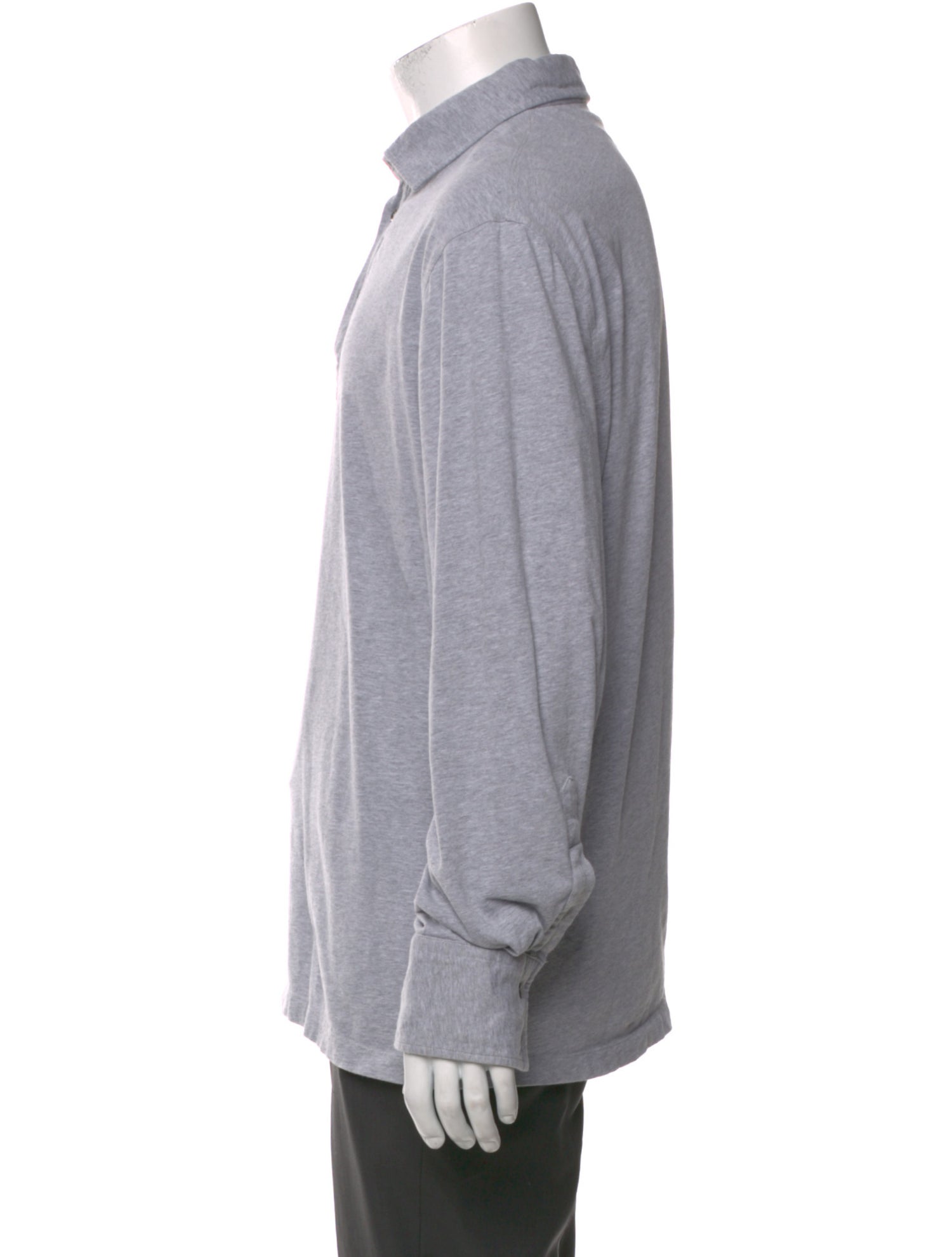 Brunello Cucinelli Crew Neck Long Sleeve Polo Shirt