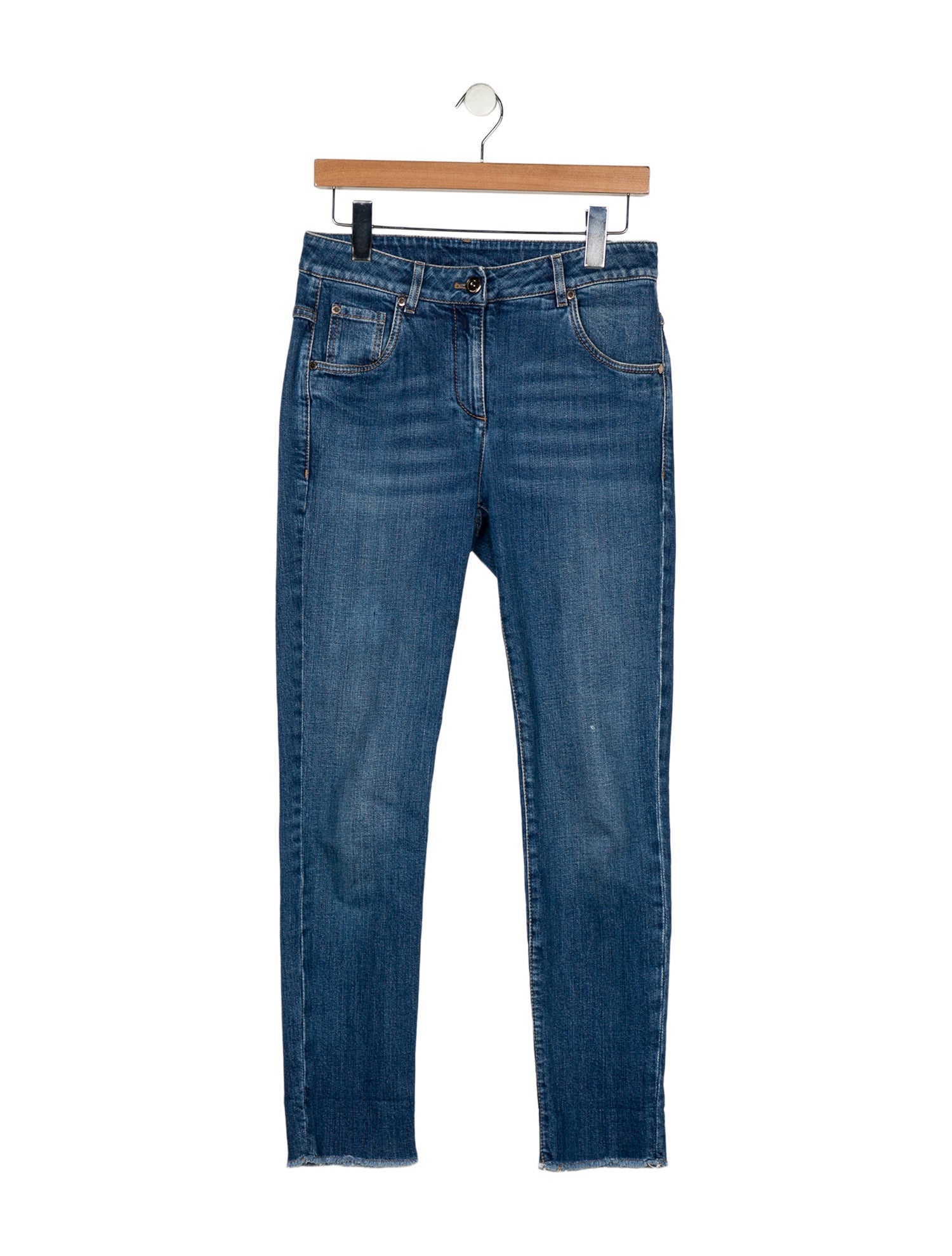 Brunello Cucinelli Mid-Rise Skinny Leg Jeans