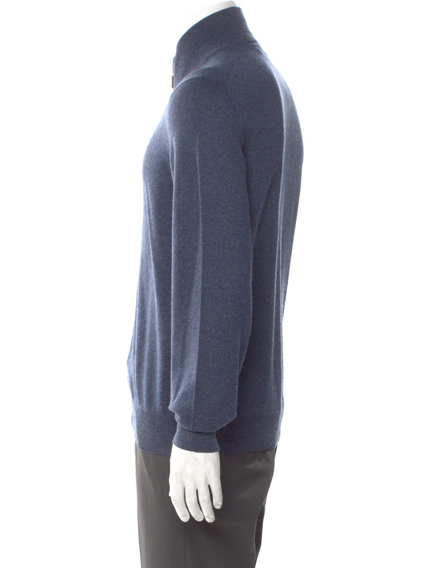 Brunello Cucinelli Cashmere Mock Neck Cardigan
