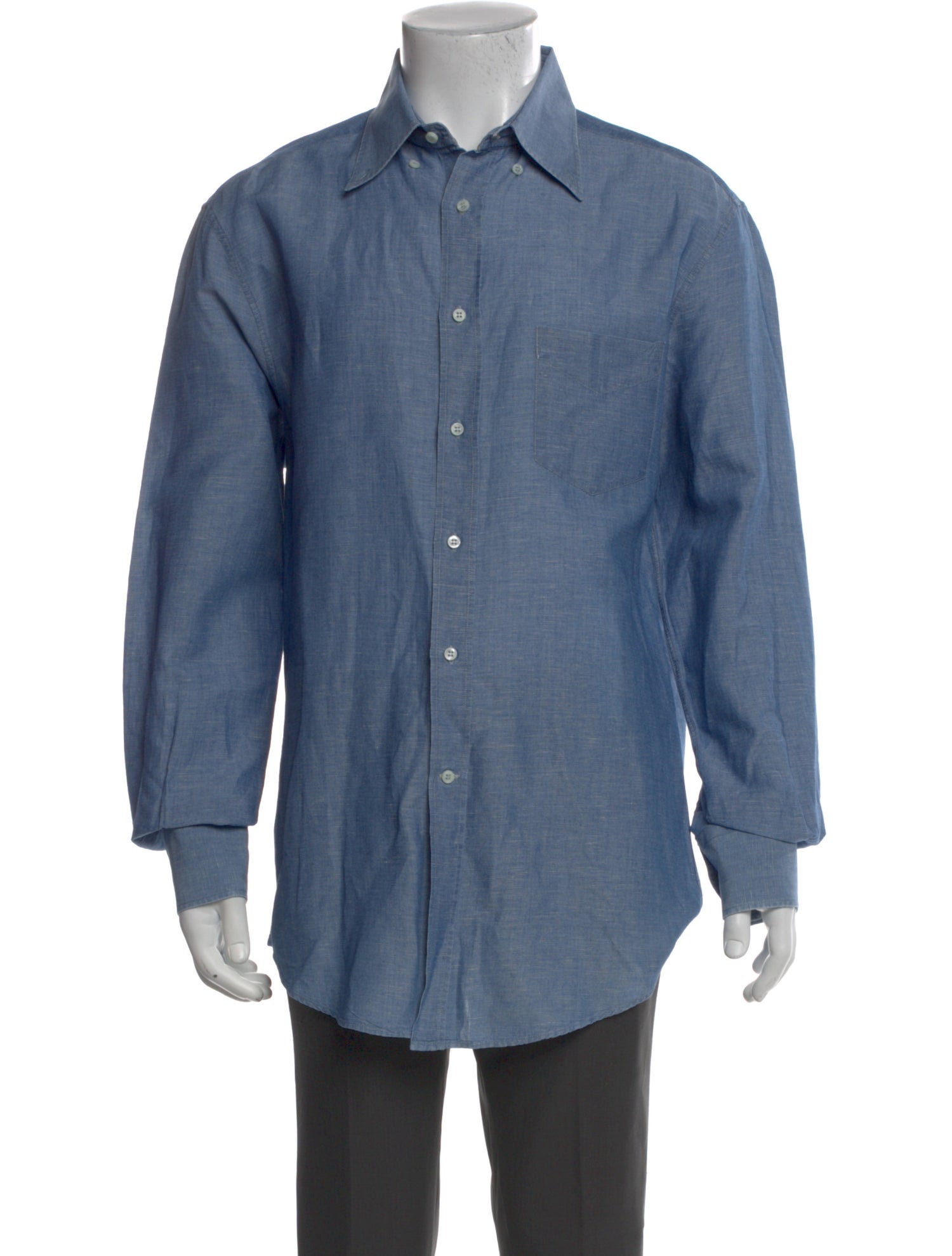 Brunello Cucinelli Long Sleeve Denim Shirt