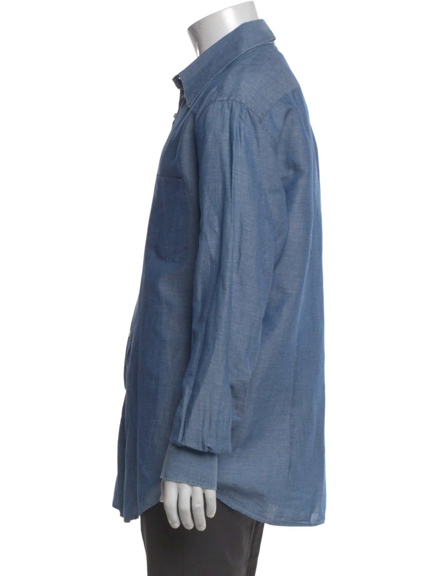 Brunello Cucinelli Long Sleeve Denim Shirt