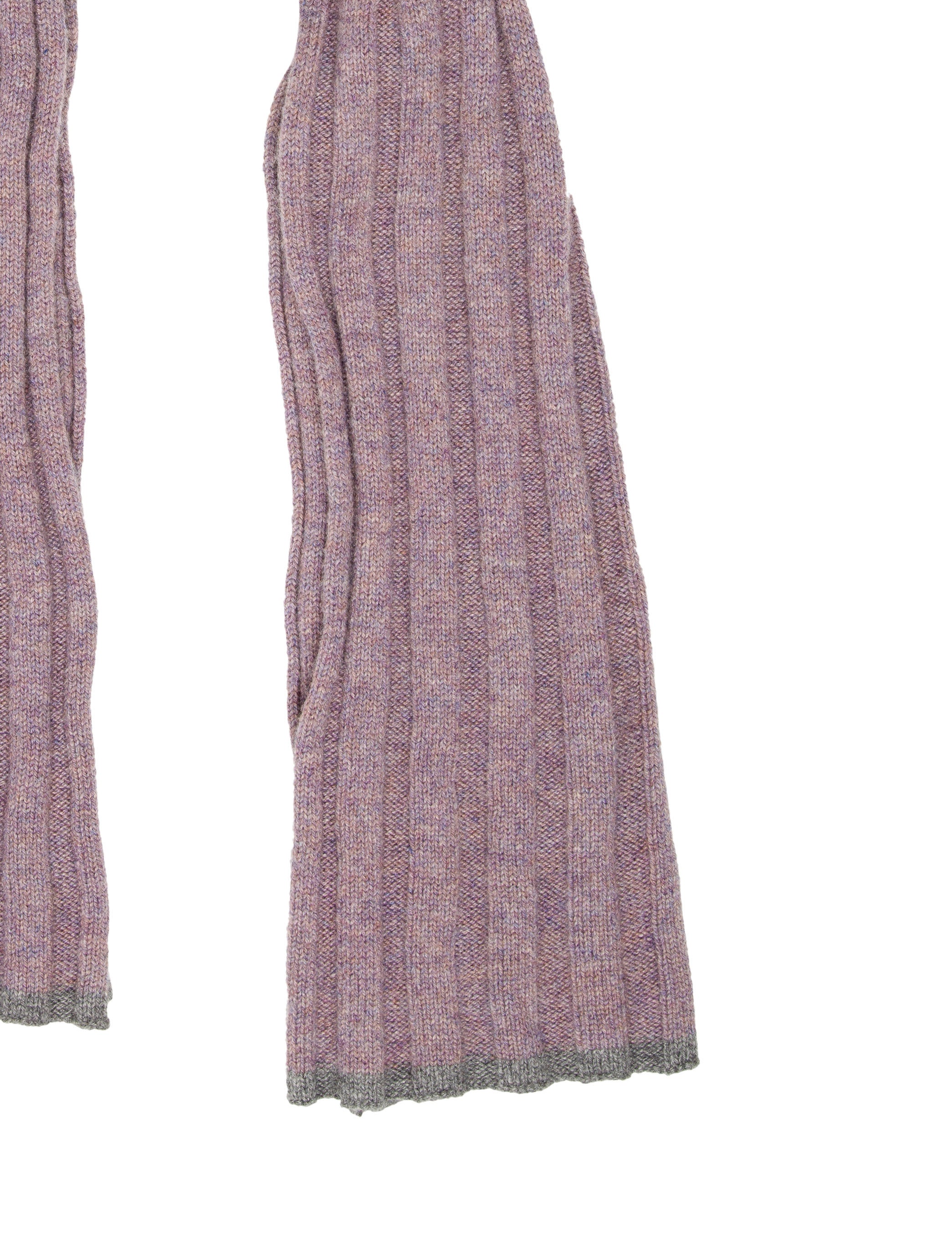 Brunello Cucinelli Cashmere Rib Knit Scarf - Accessories - BRU43254 The Rea...