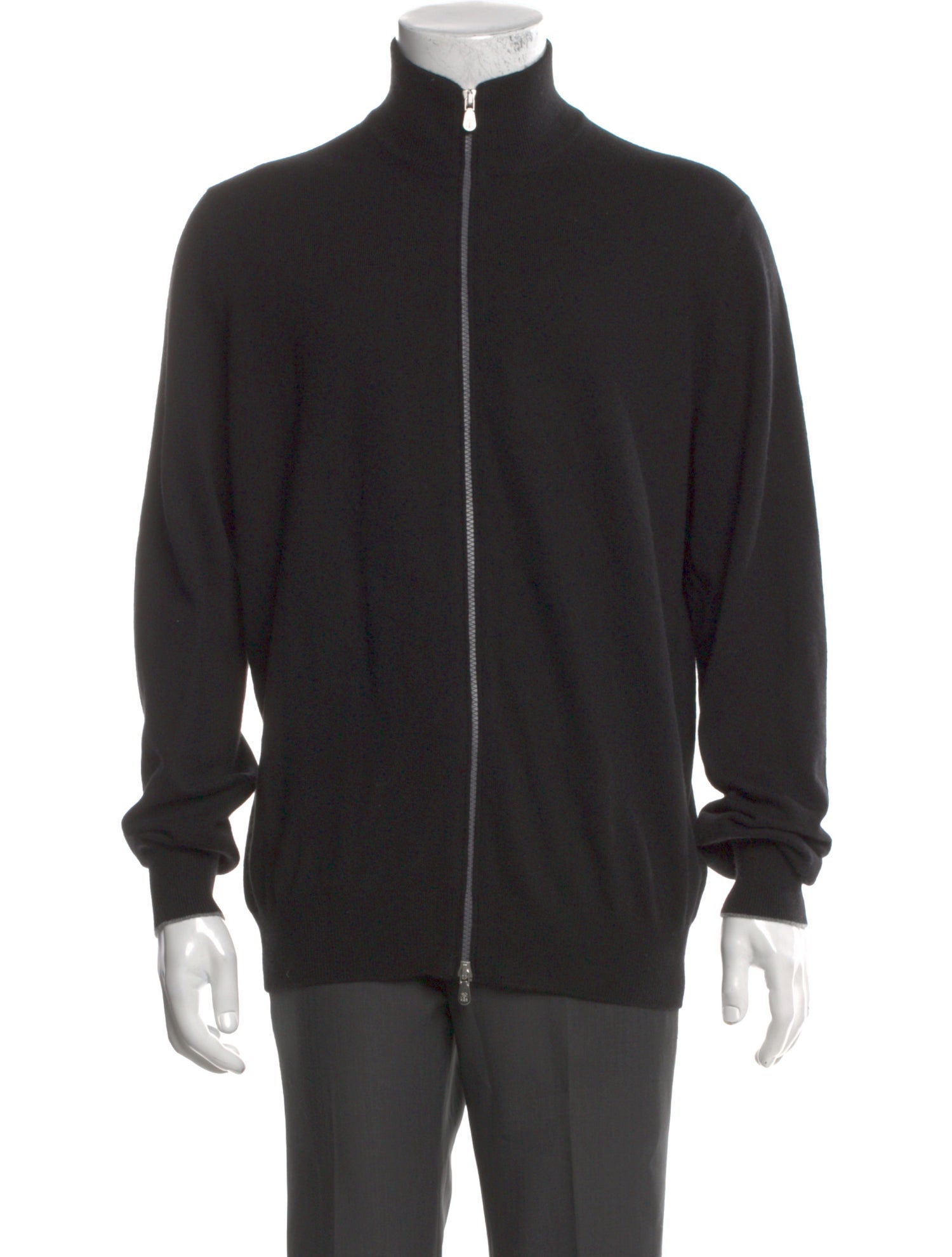 Brunello Cucinelli Cashmere Mock Neck Cardigan