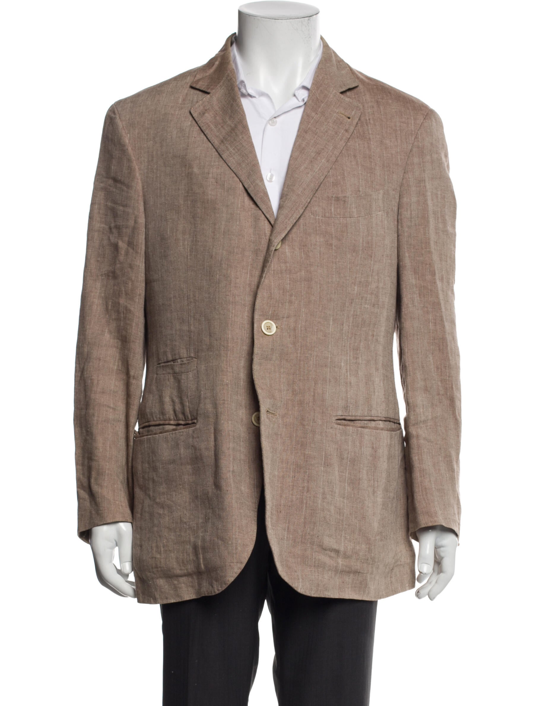 Brunello Cucinelli Linen Peacoat