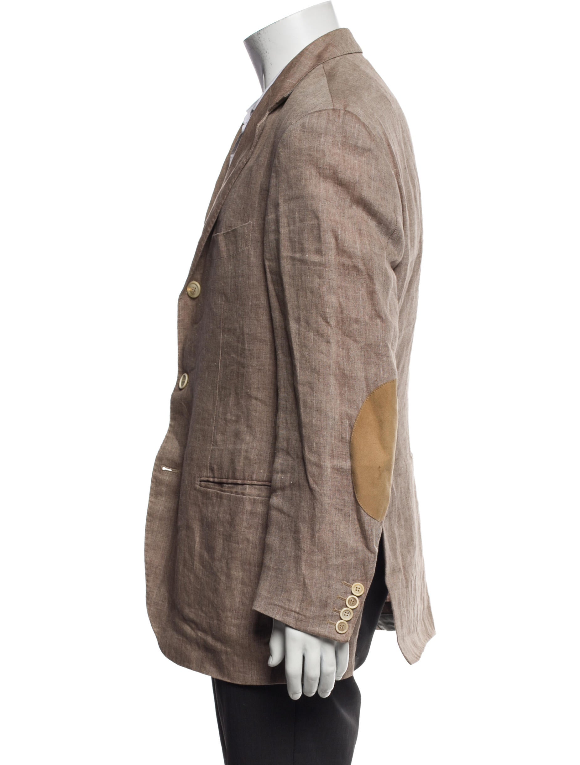 Brunello Cucinelli Linen Peacoat