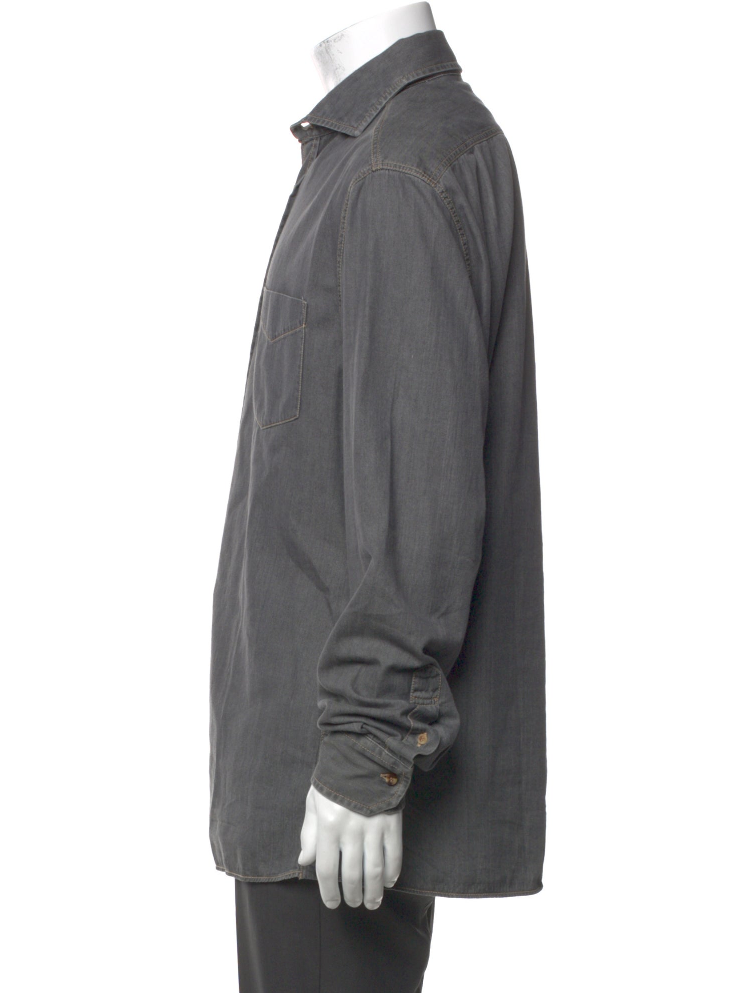Brunello Cucinelli Long Sleeve Denim Shirt