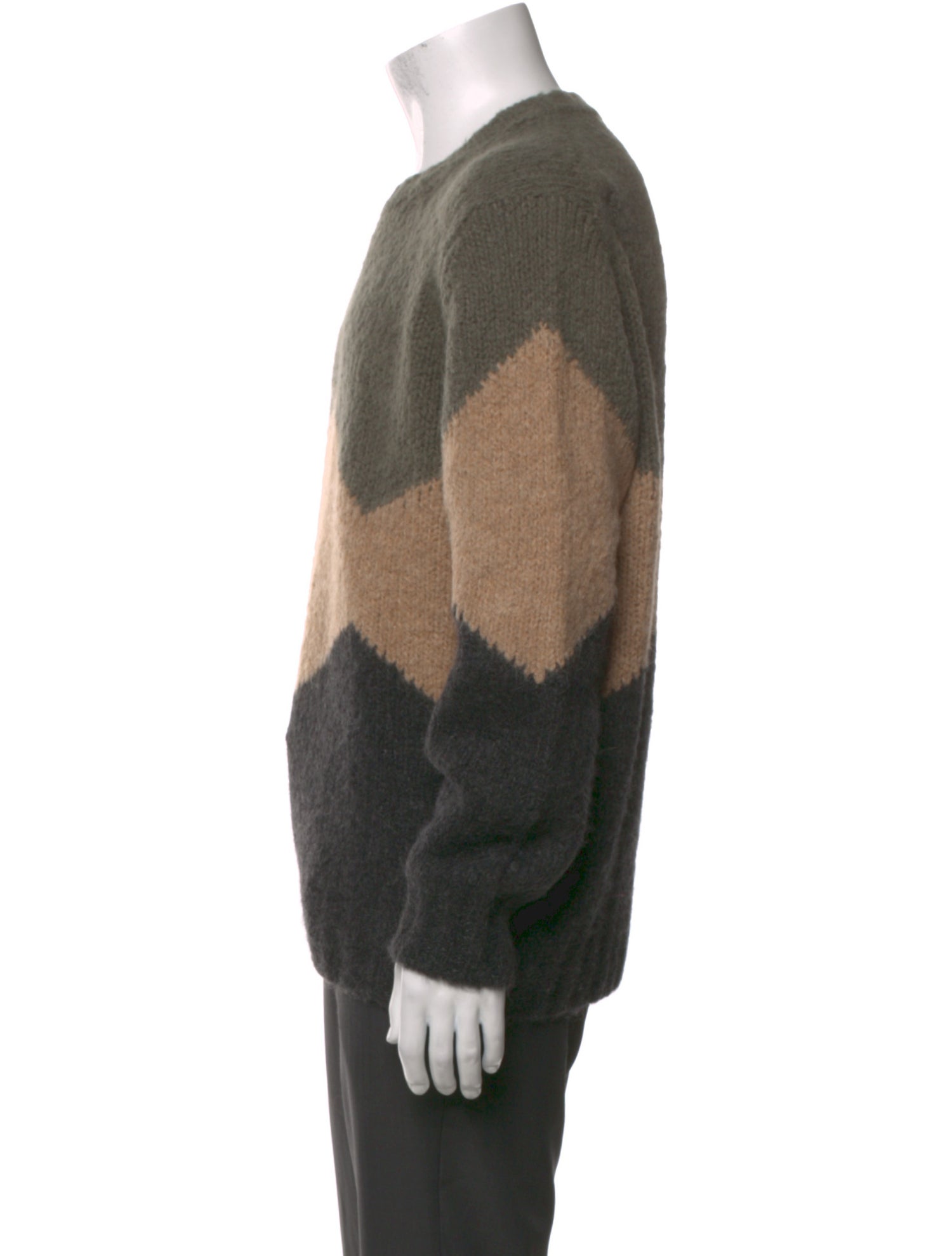 Brunello Cucinelli Alpaca Crew Neck Pullover