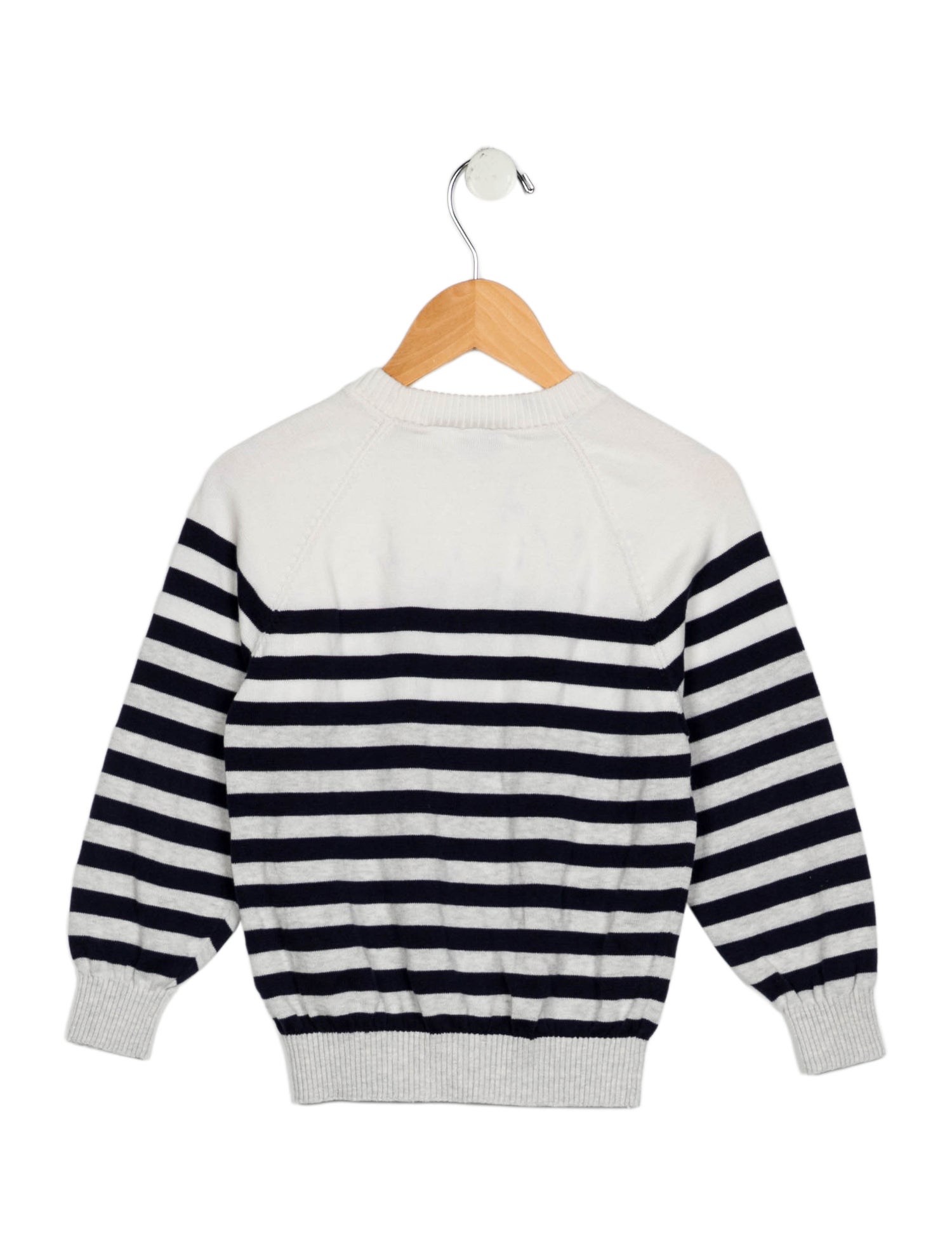 Brunello Cucinelli Toddler Girls Knitted Pattern Printed Sweater