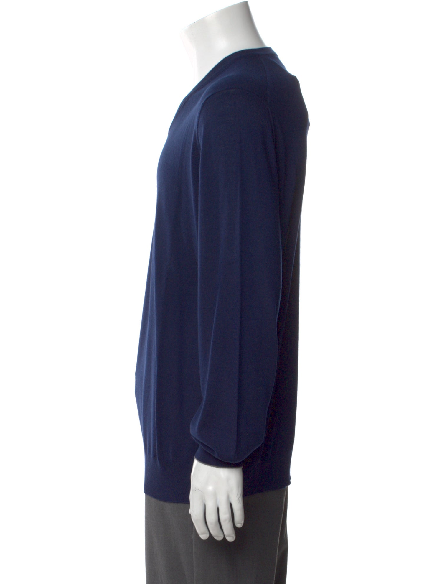 Brunello Cucinelli Virgin Wool V-Neck Pullover w/ Tags
