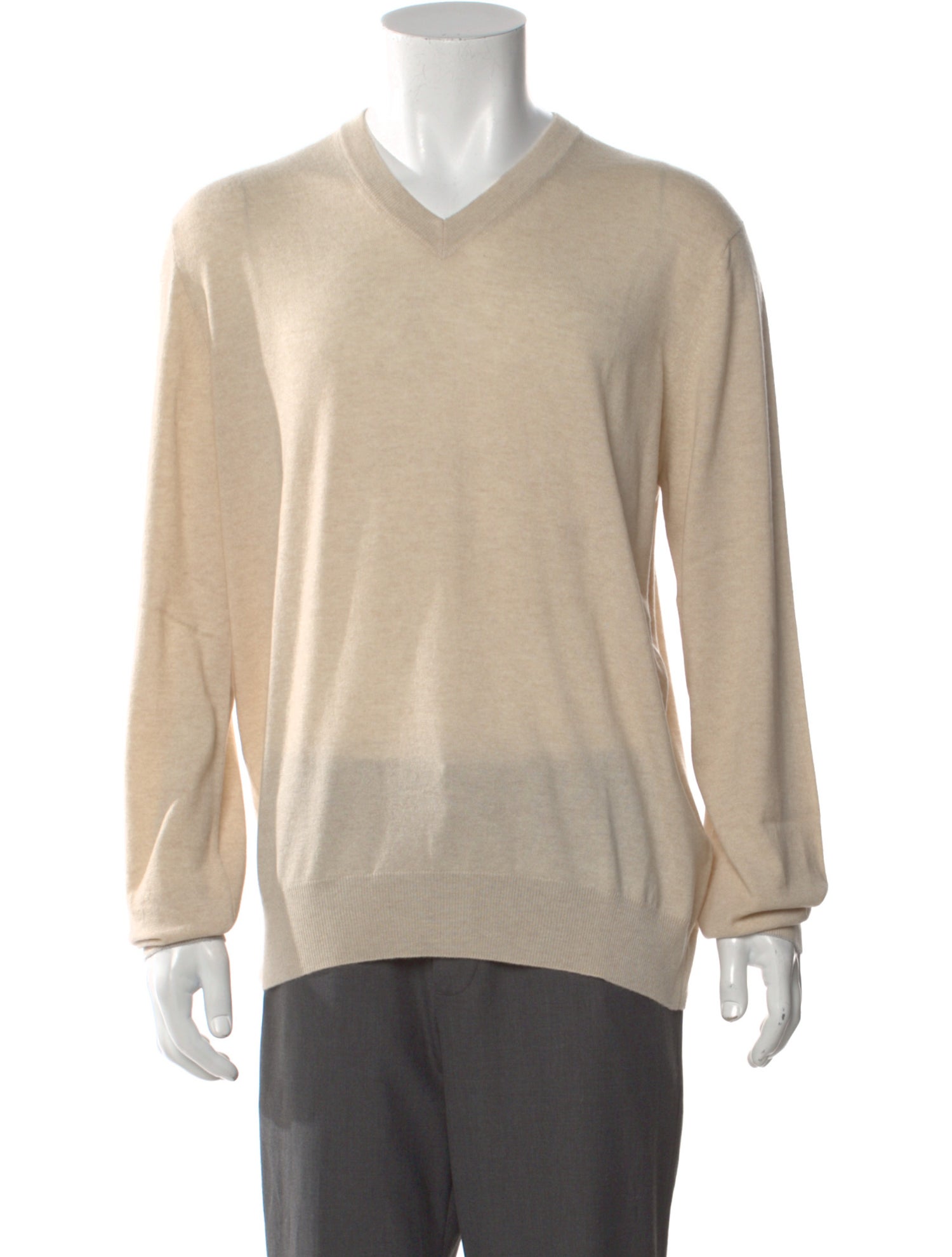 Brunello Cucinelli Cashmere V-Neck Pullover w/ Tags