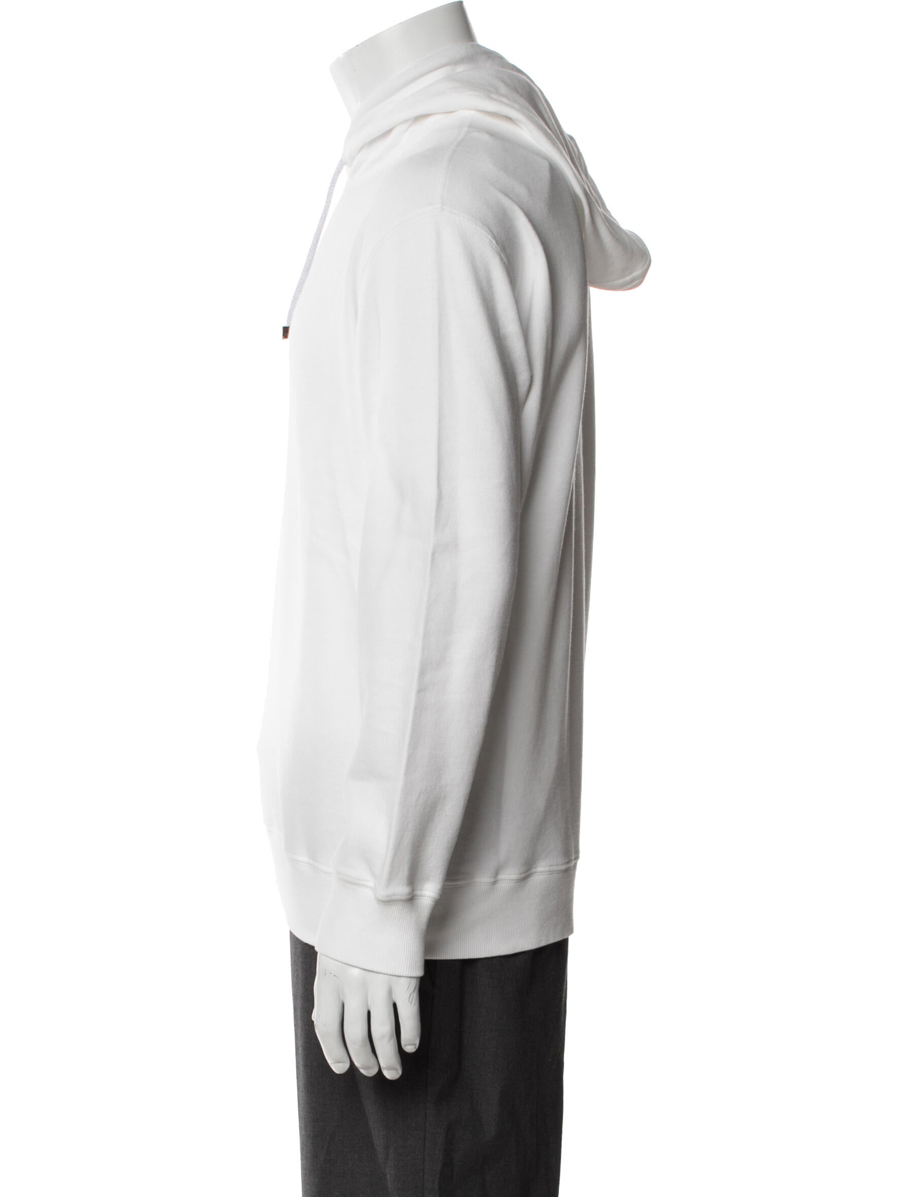 Brunello Cucinelli V-Neck Long Sleeve Hoodie