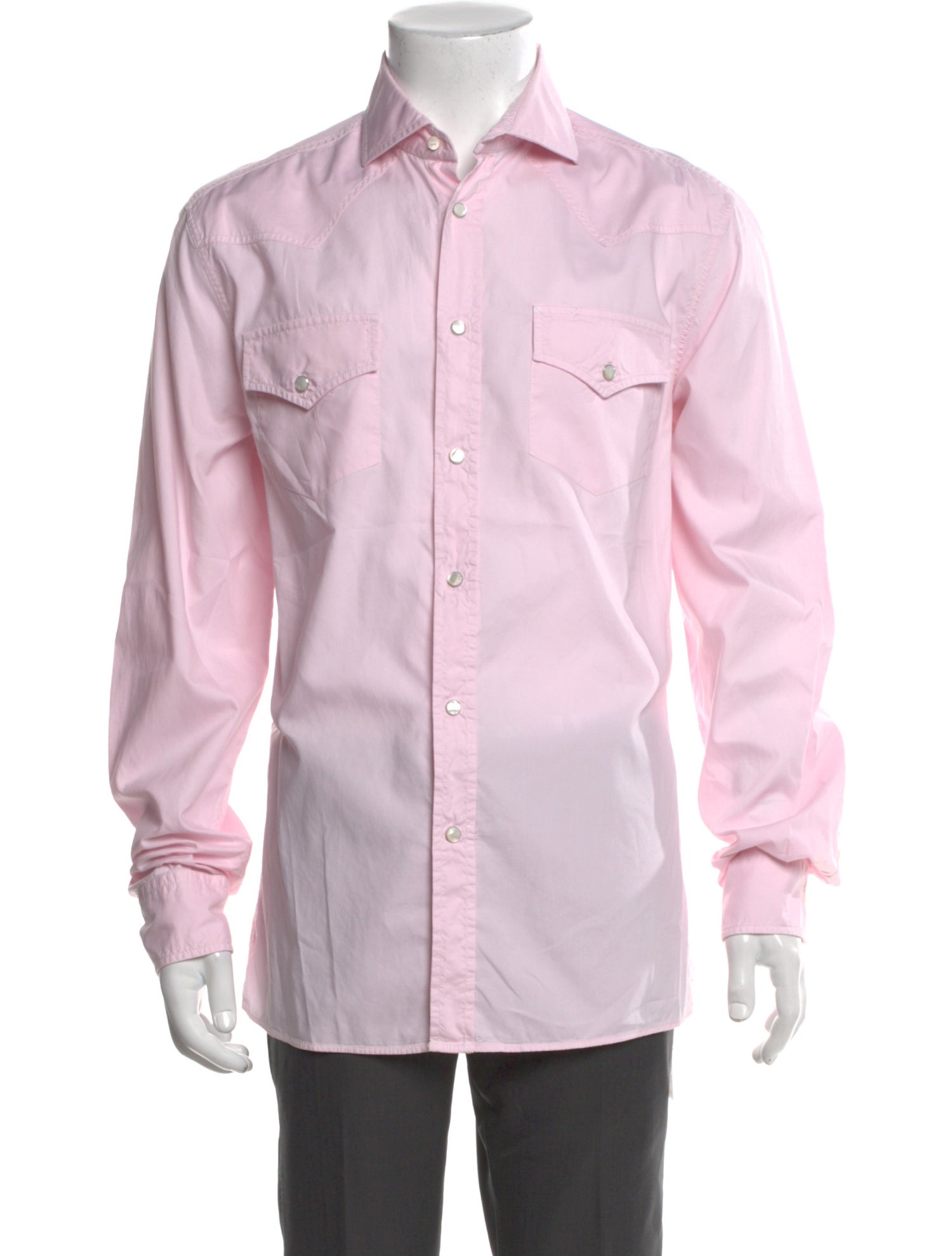 Brunello Cucinelli Long Sleeve Western Shirt