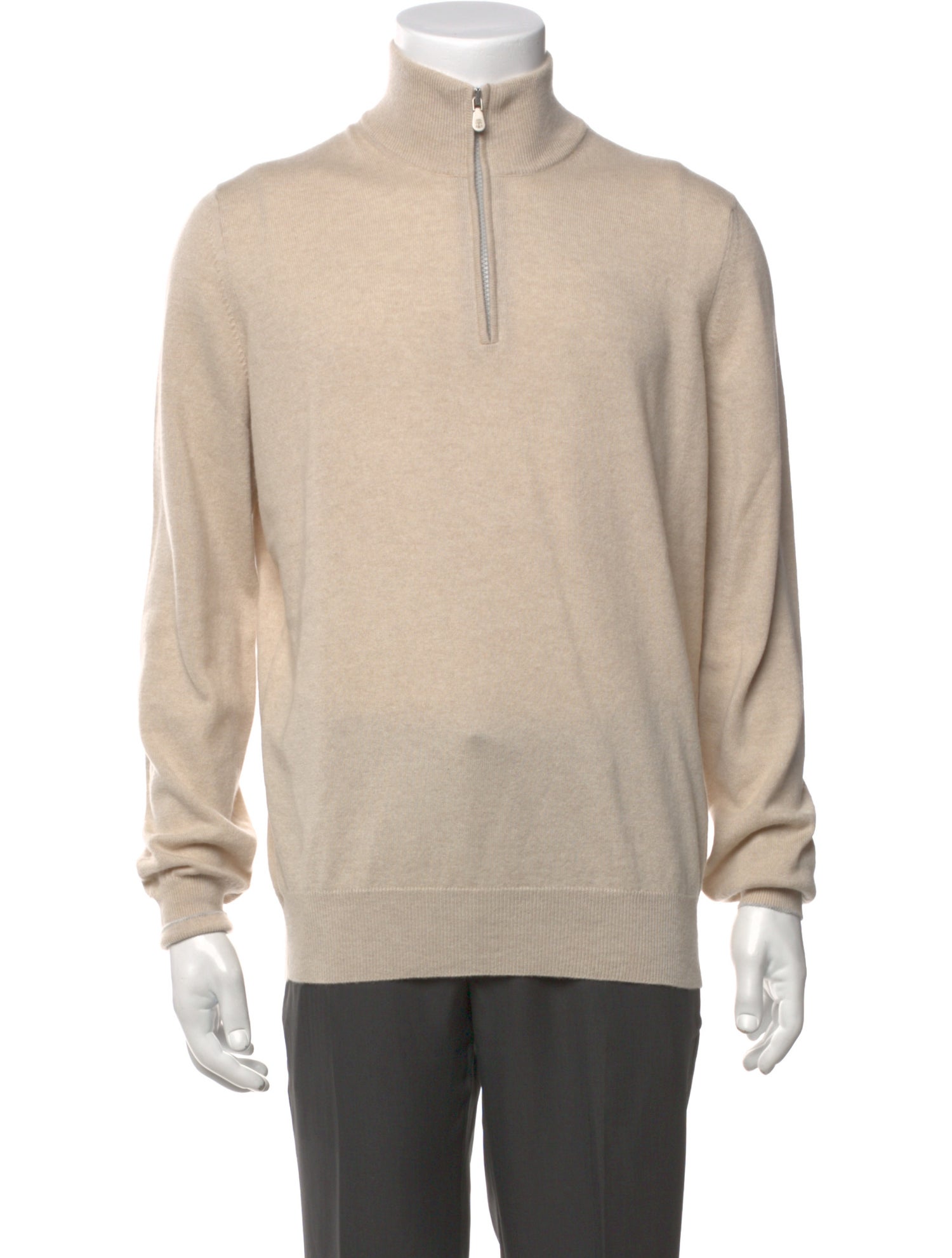 Brunello Cucinelli Cashmere Mock Neck Pullover