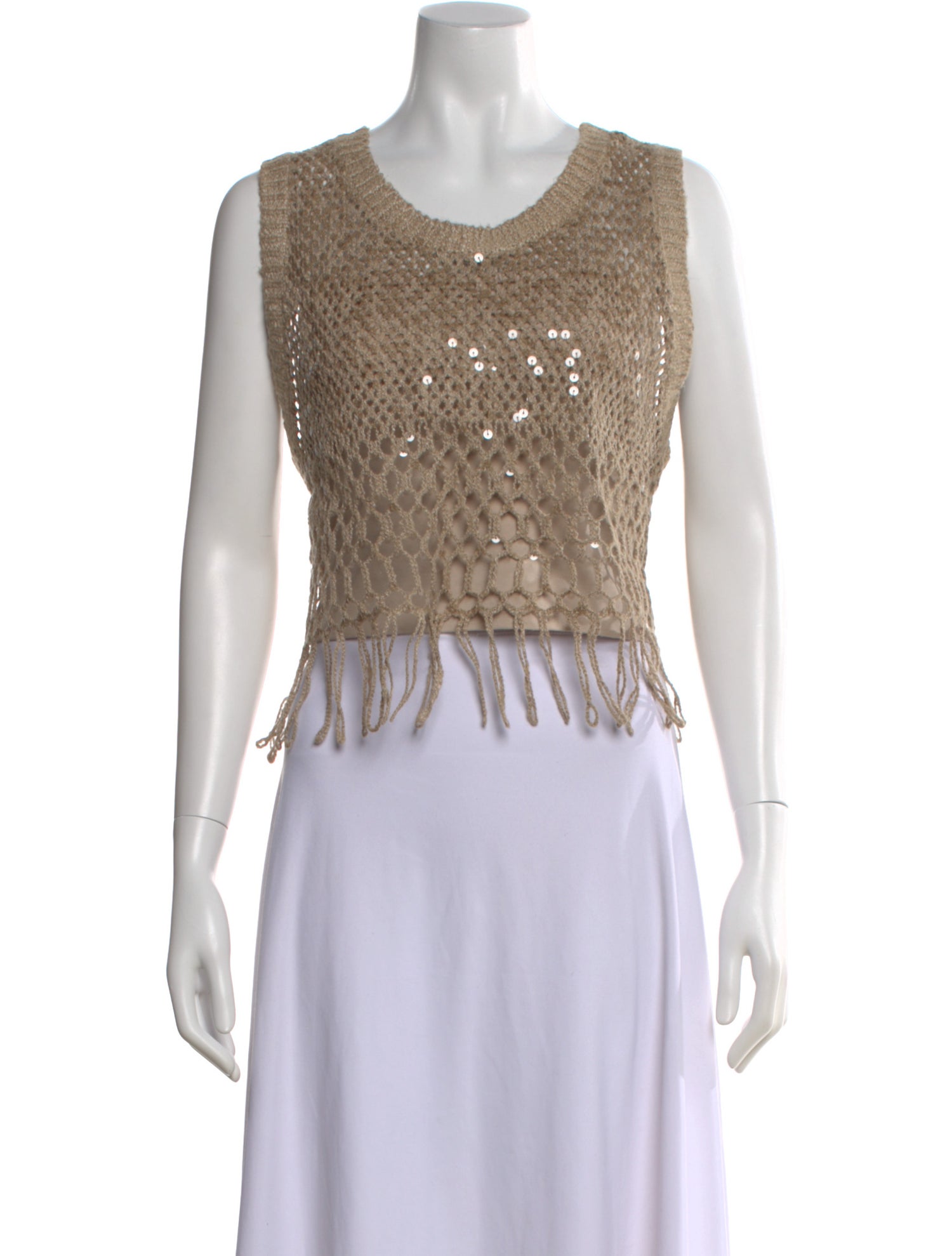 Brunello Cucinelli Silk Crew Neck Top w/ Tags