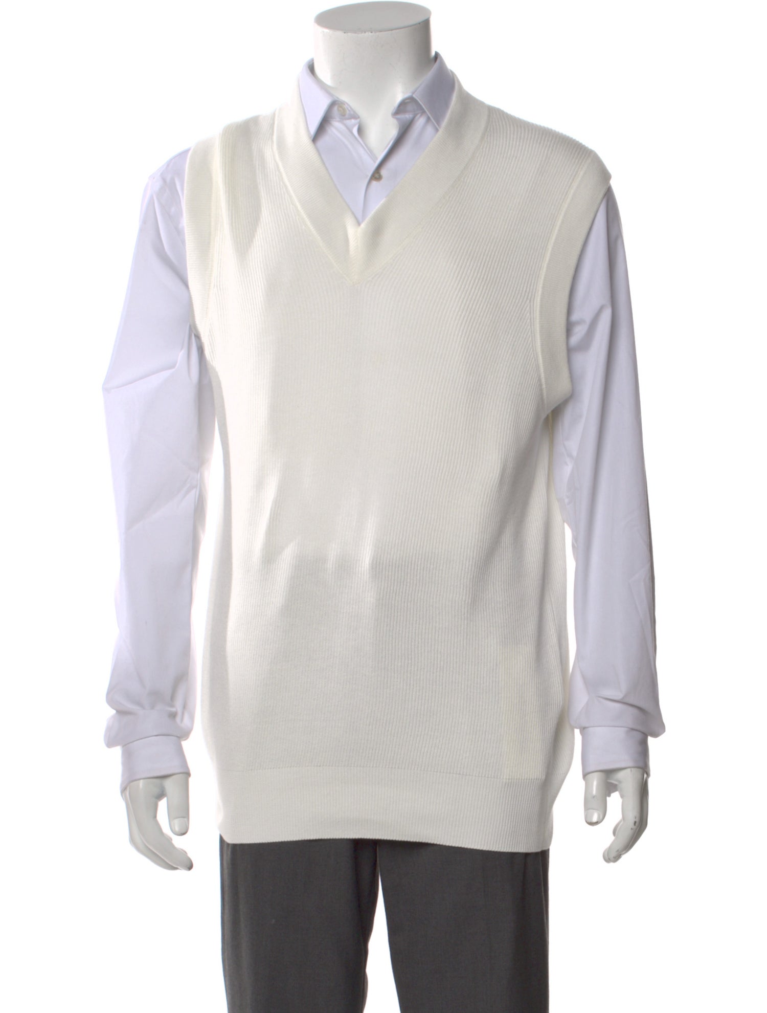 Brunello Cucinelli V-Neck Sleeveless Sweater Vest w/ Tags