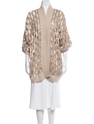 Pre-owned Brunello Cucinelli Linen Printed Jacket In Neutral