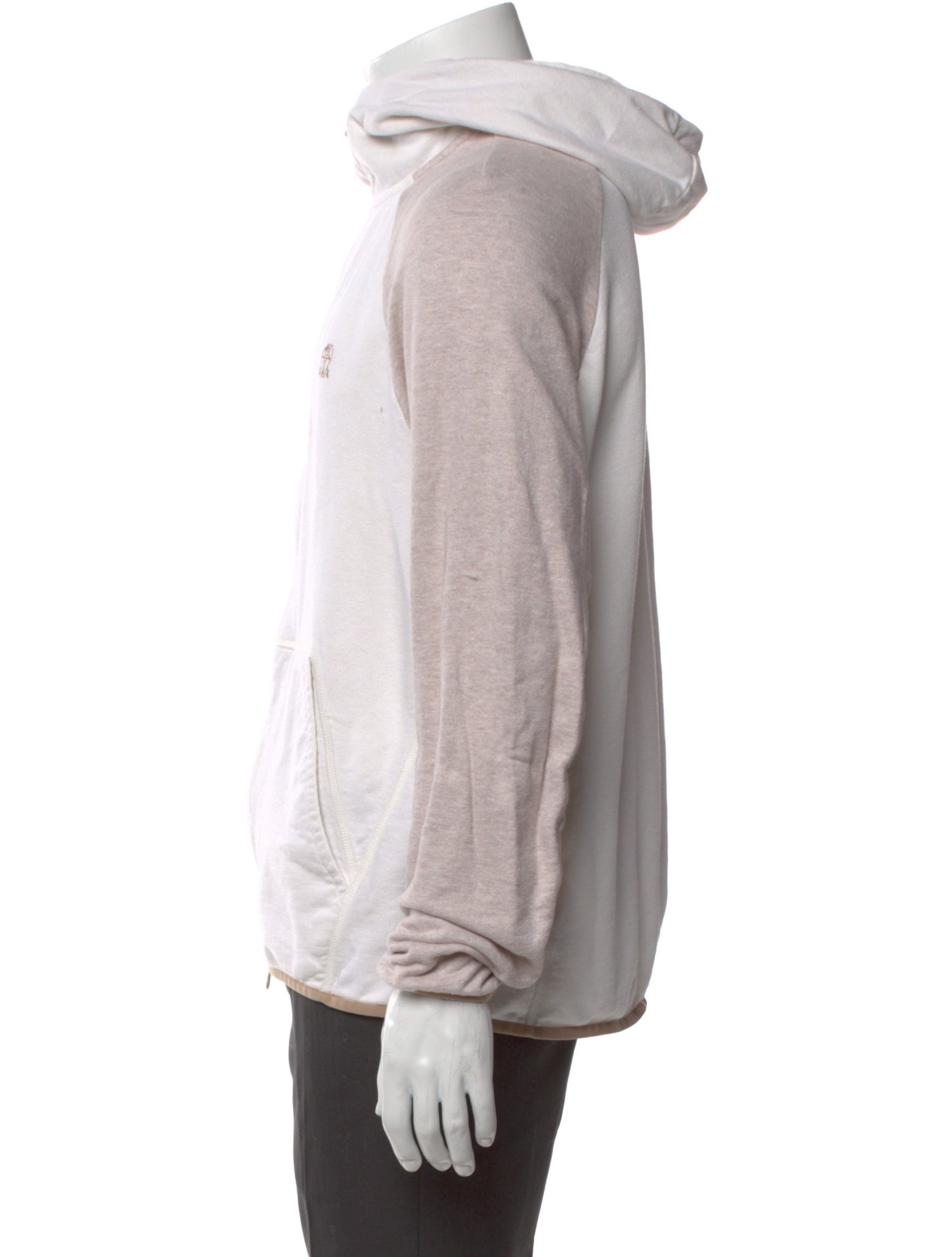 Brunello Cucinelli Mock Neck Long Sleeve Hoodie